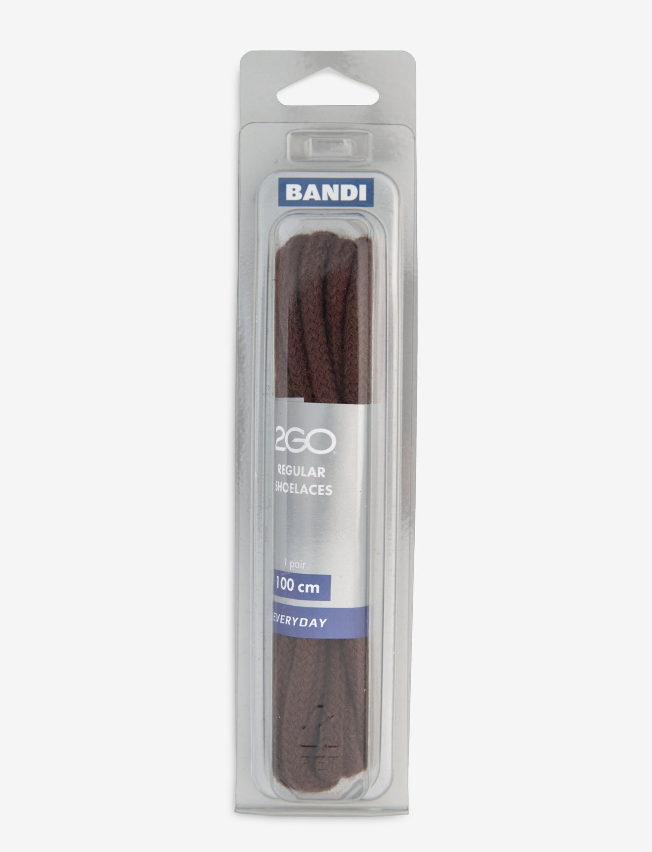2GO - 2GO Shoelace 493 - skóreimar - dark brown - 0