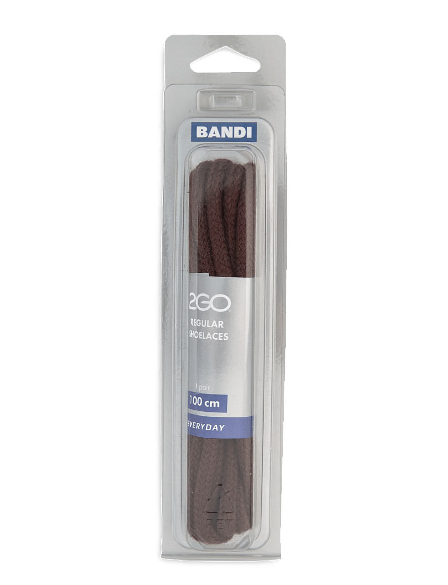 2GO - 2GO Shoelace 493 - schnürsenkel - dark brown - 0
