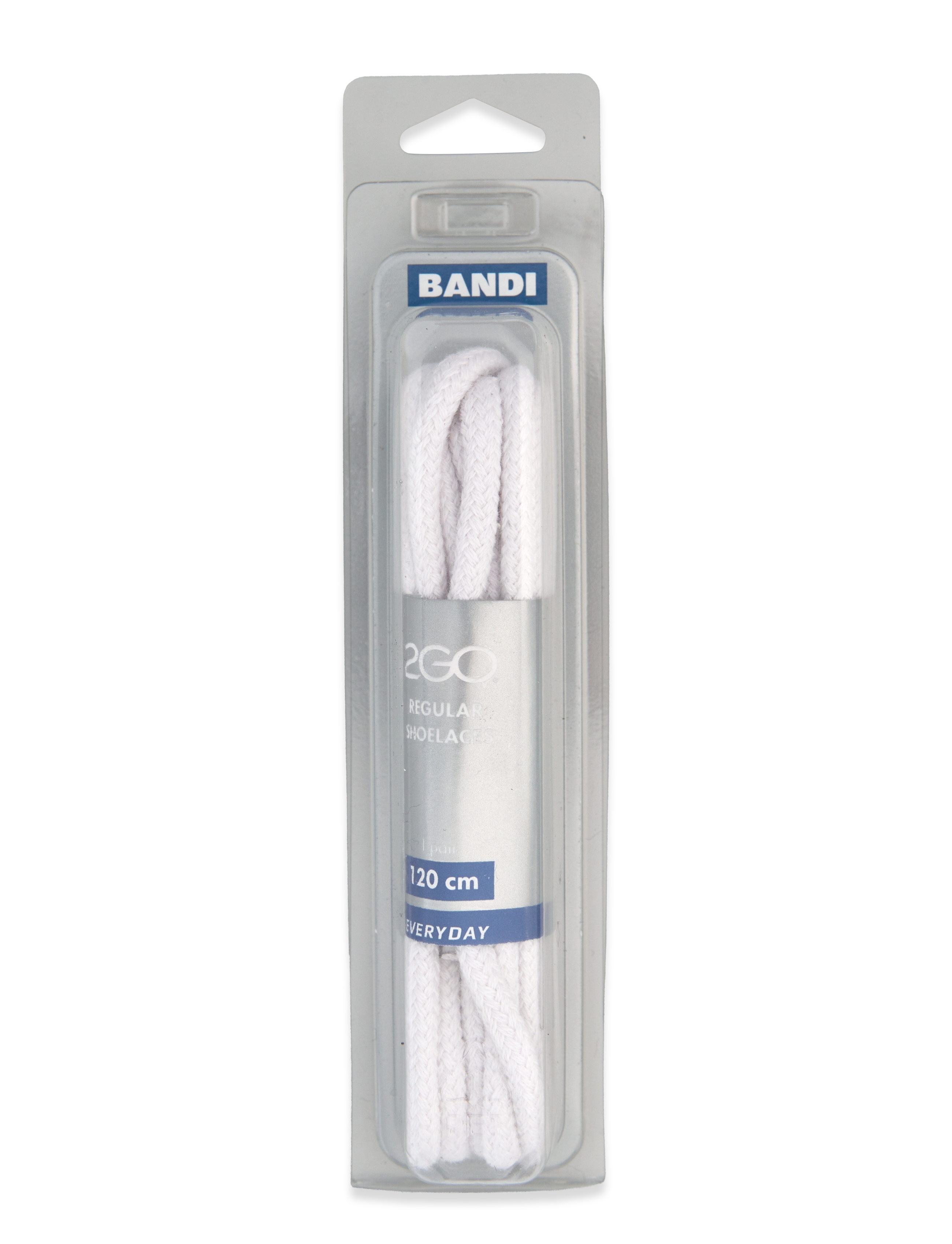 2GO Shoelace 502, 120 cm, Schuhe, Weiß - Shoe Accessories, Männerswear