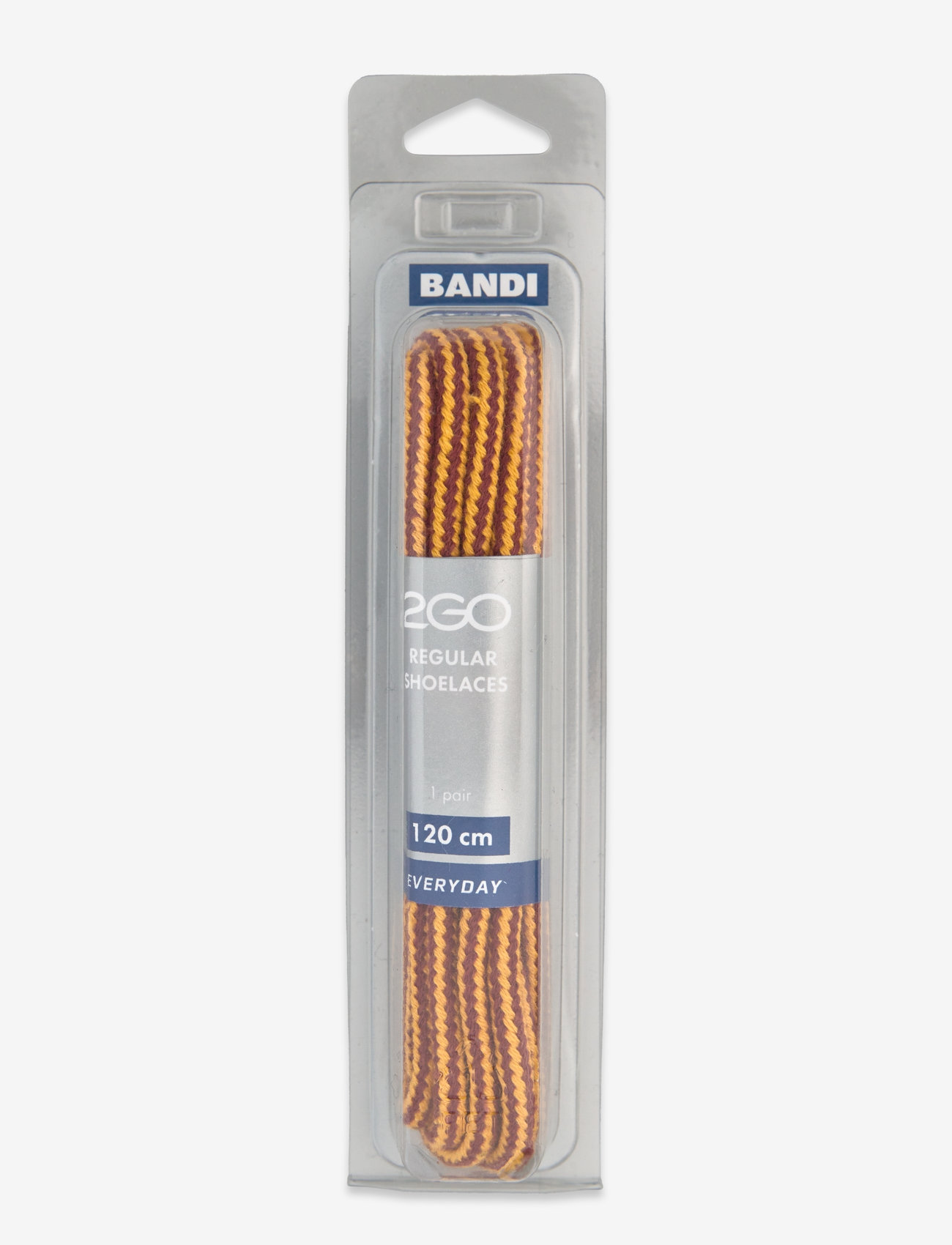 2GO - 2GO Shoelace 509 - brown/yellow - 0