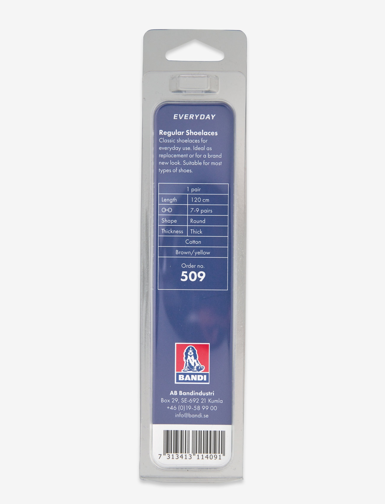 2GO - 2GO Shoelace 509 - brown/yellow - 1