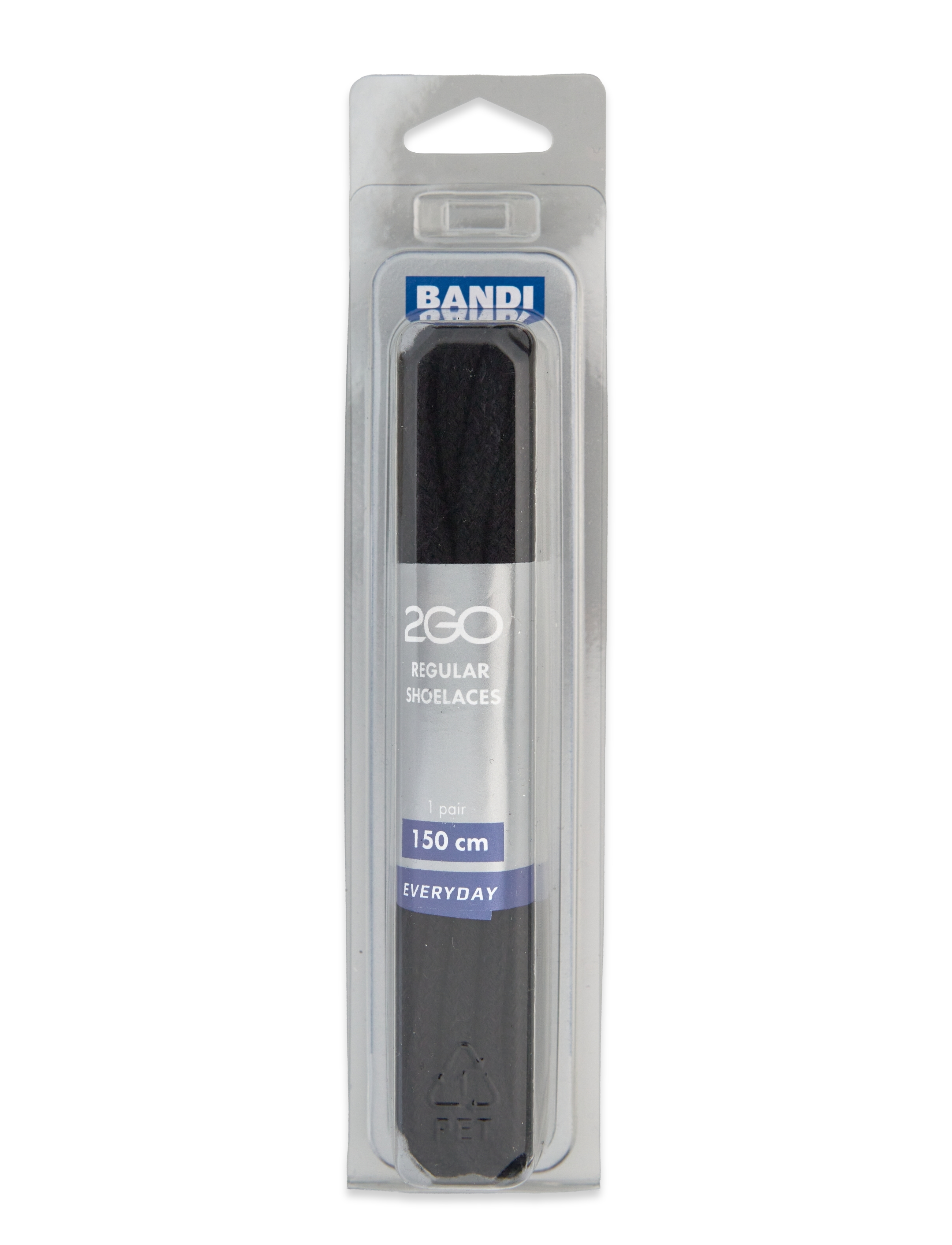 2GO 2Go Shoelace 518 Schwarz - 150 Cm - Damen