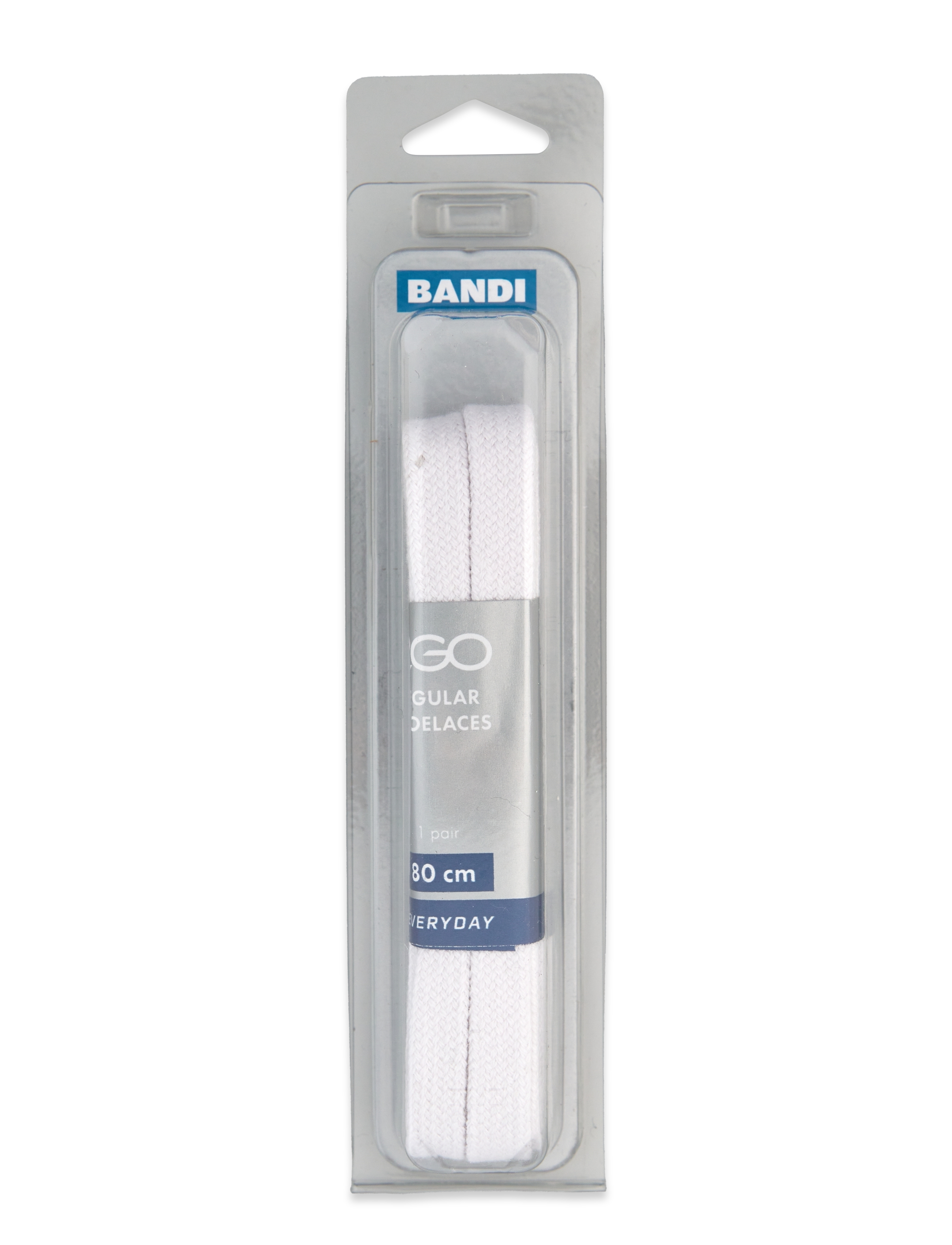 2GO Shoelace 539, 80 cm, Schuhe, Weiß - Shoe Accessories, Männerswear