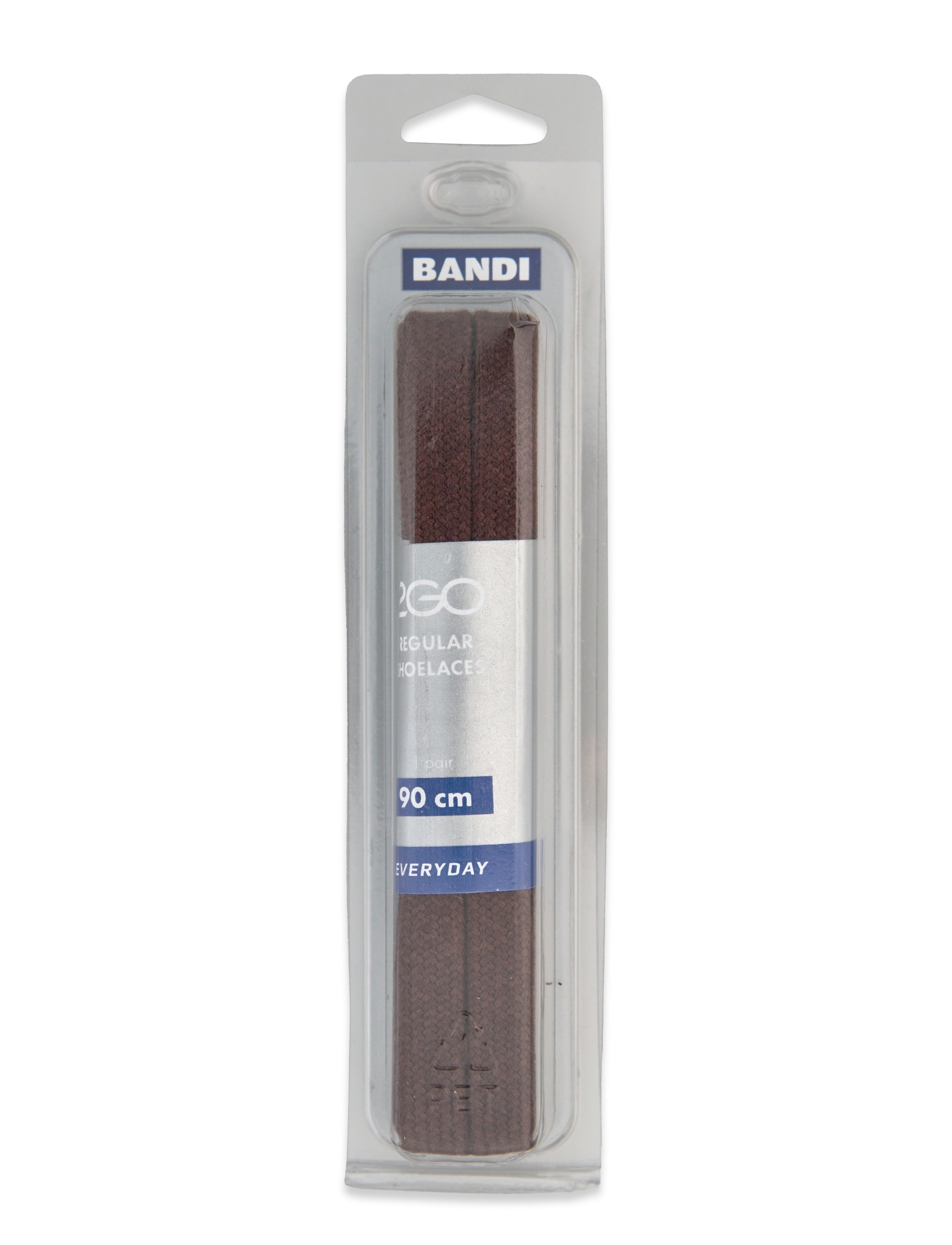 2GO 2GO Shoelace 546 - Kingade tarvikud - DARK BROWN / brown
