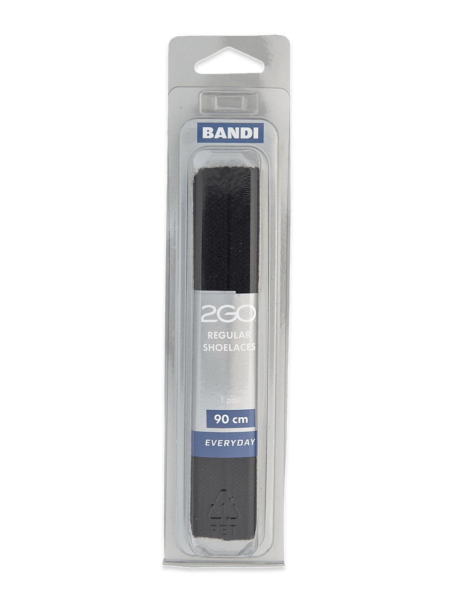 2GO - 2GO Shoelace 547 - schoenveters - black - 0
