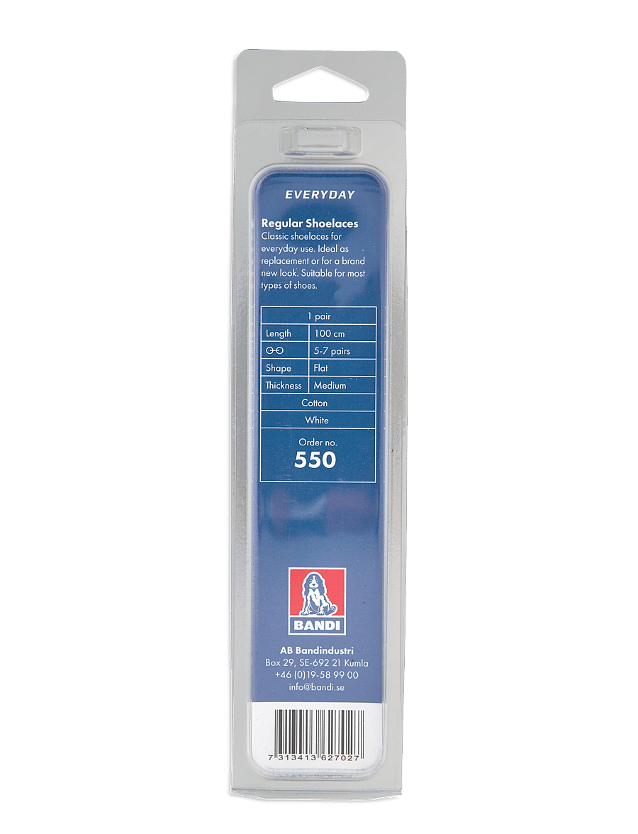 2GO - 2GO Shoelace 550 - schnürsenkel - white - 1