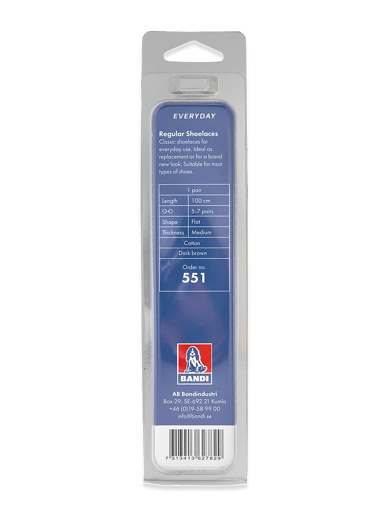 2GO - 2GO Shoelace 551 - schnürsenkel - dark brown - 1