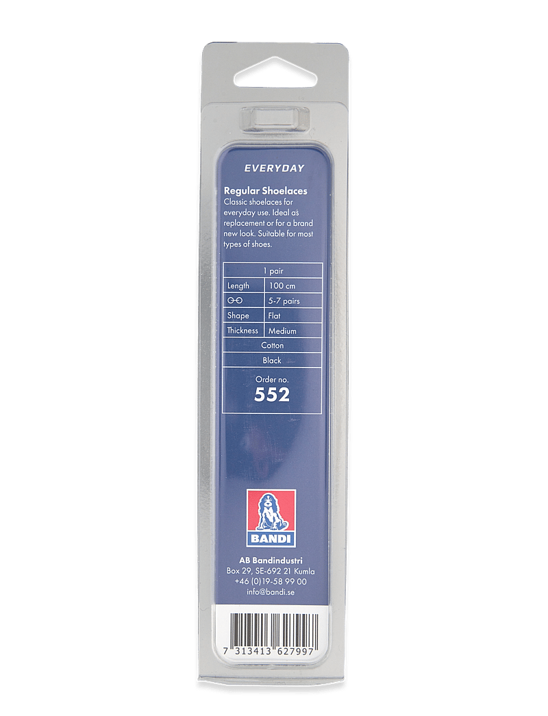 2GO - 2GO Shoelace 552 - schnürsenkel - black - 1