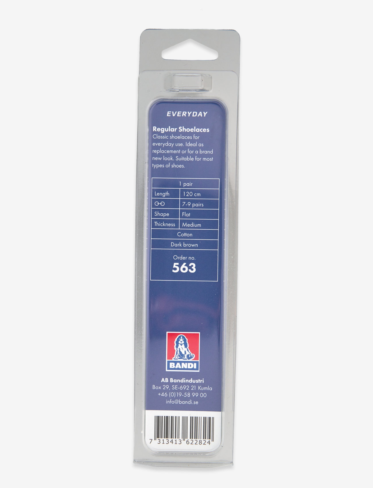 2GO - 2GO Shoelace 563 - schnürsenkel - dark brown - 1