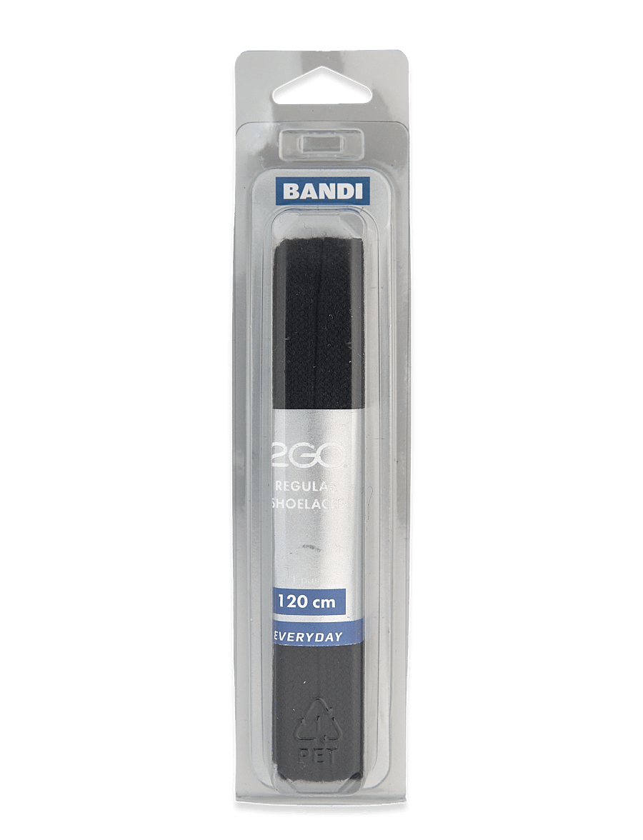 2GO - 2GO Shoelace 564 - kengännauhat - black - 0