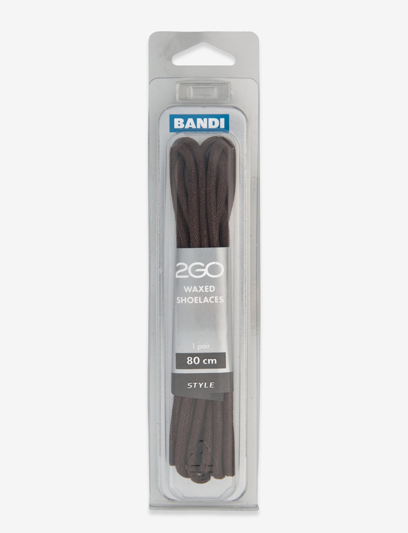 2GO - 2GO Shoelace 588 - schnürsenkel - dark brown - 0