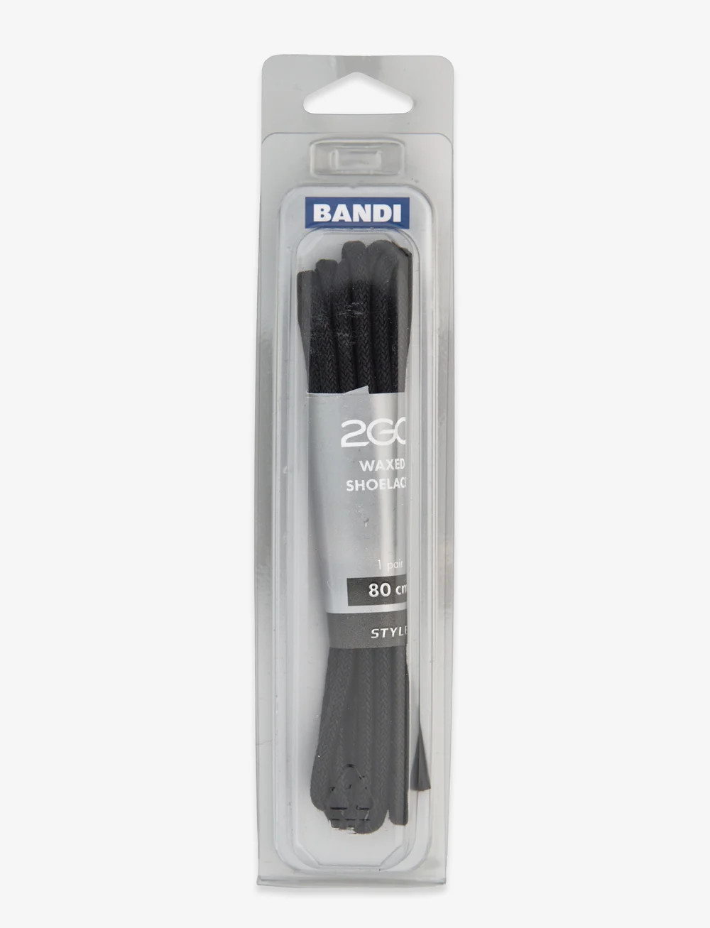 2GO - 2GO Shoelace 589 - skosnören - black - 0