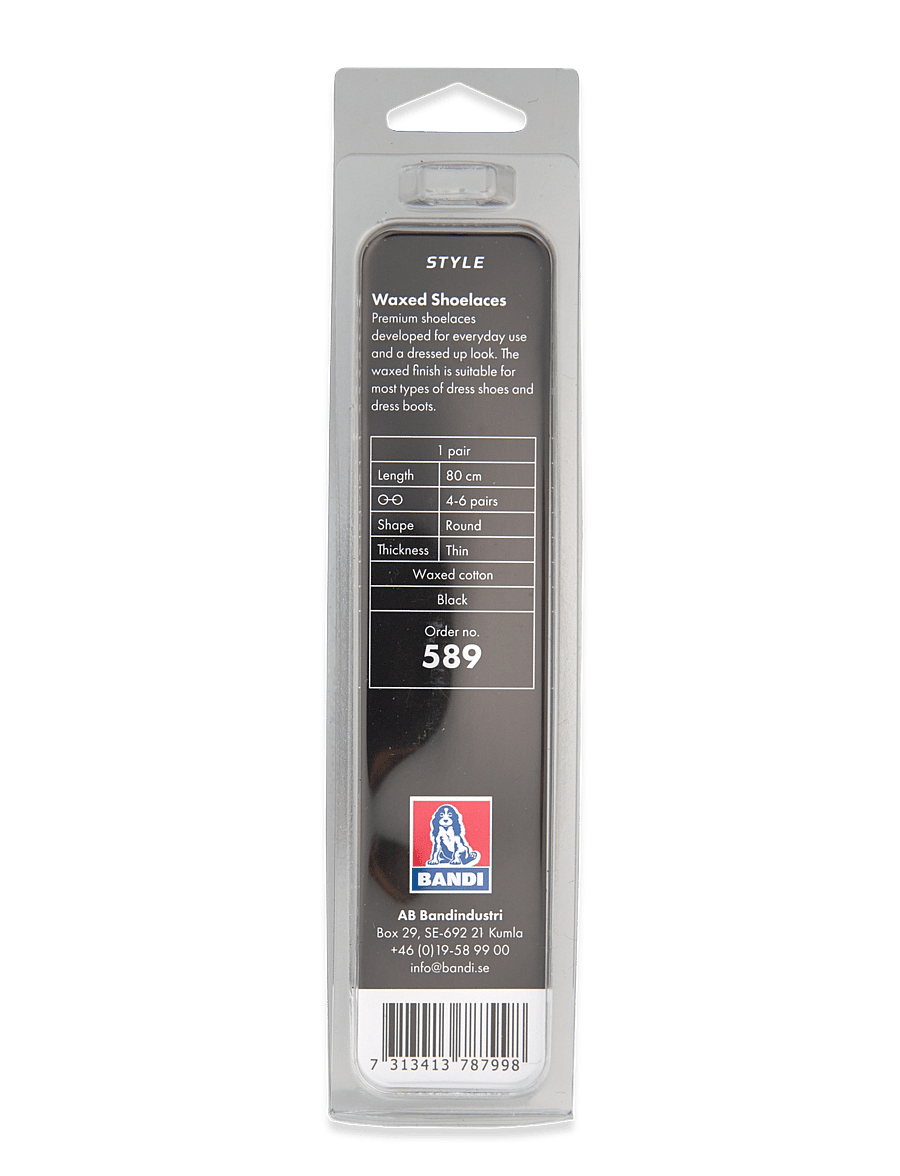 2GO - 2GO Shoelace 589 - skosnören - black - 1
