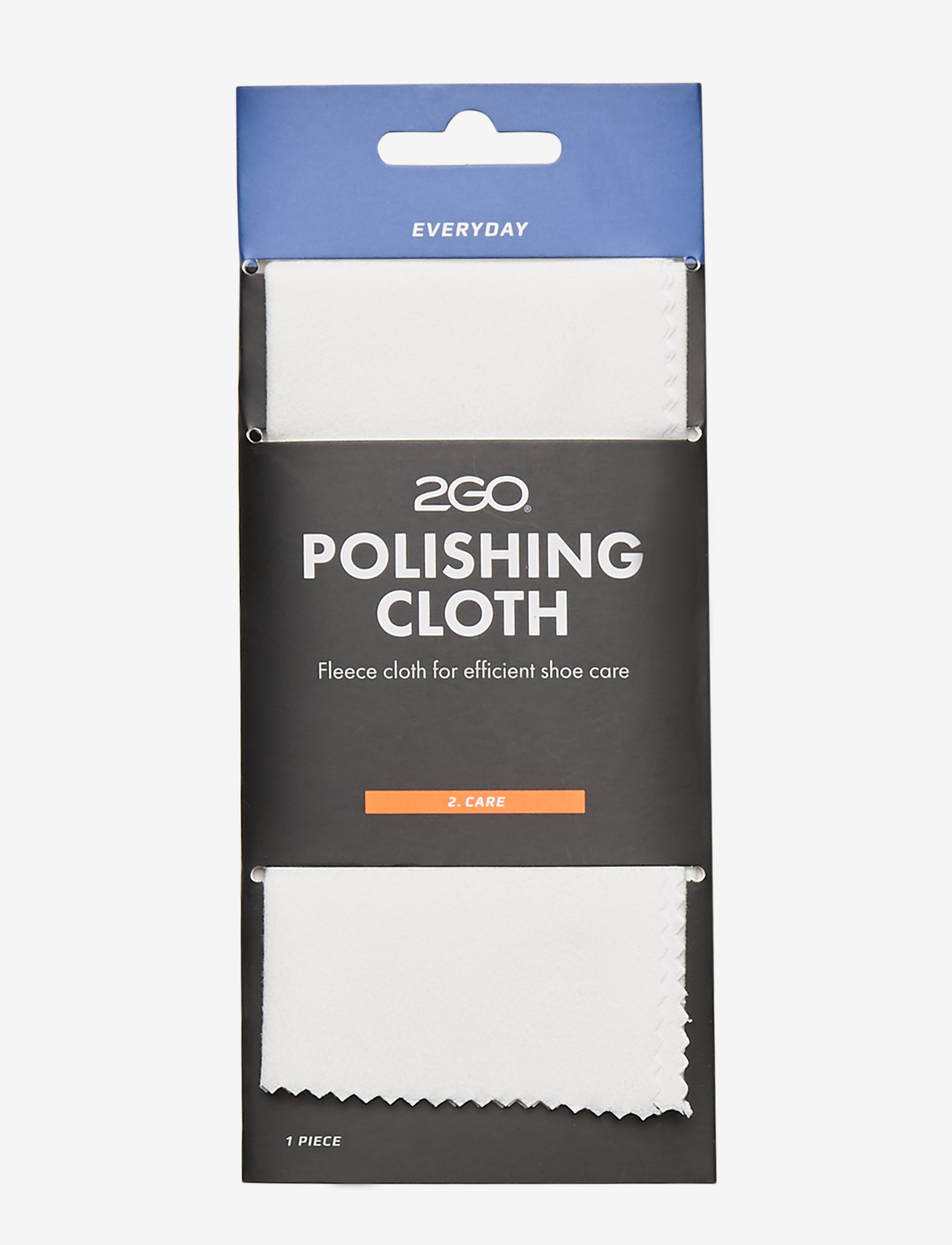 2GO Polishing Cloth, Mænd, Pudseklud, Sort, Str: ONE SIZE