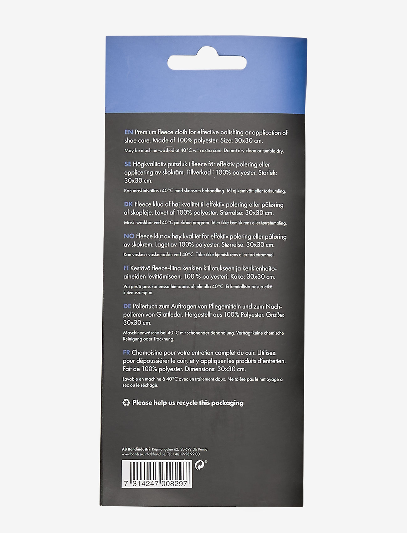 2GO - 2GO Polishing Cloth - shoe protection - white - 1