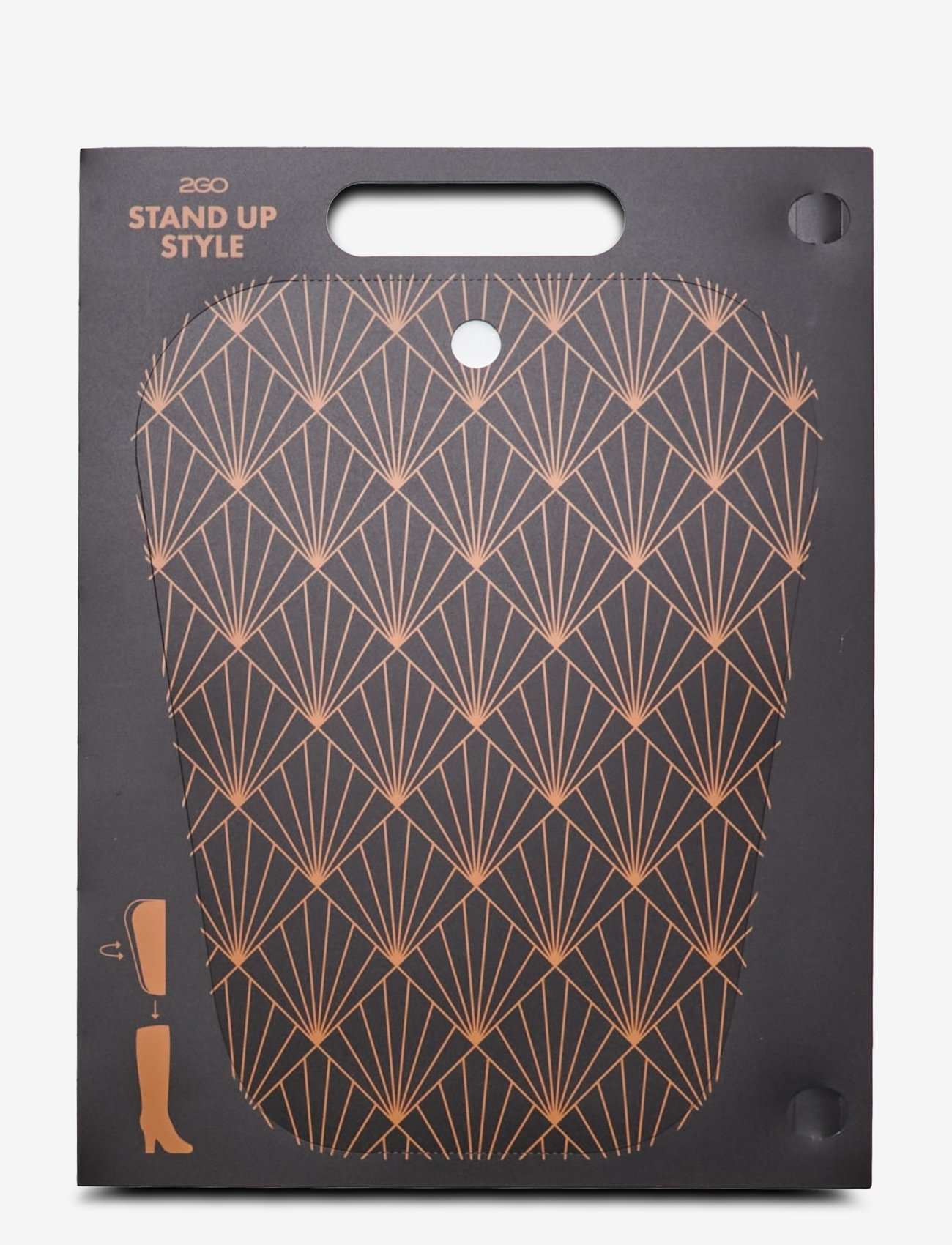 2GO - 2GO Design Stand Up 35 cm - jalatsite hooldusvahendid - black - 0