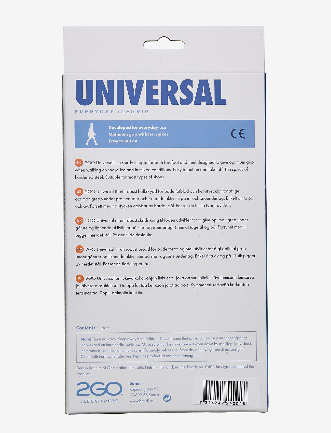 2GO - 2GO Universal - lägsta priserna - black - 3