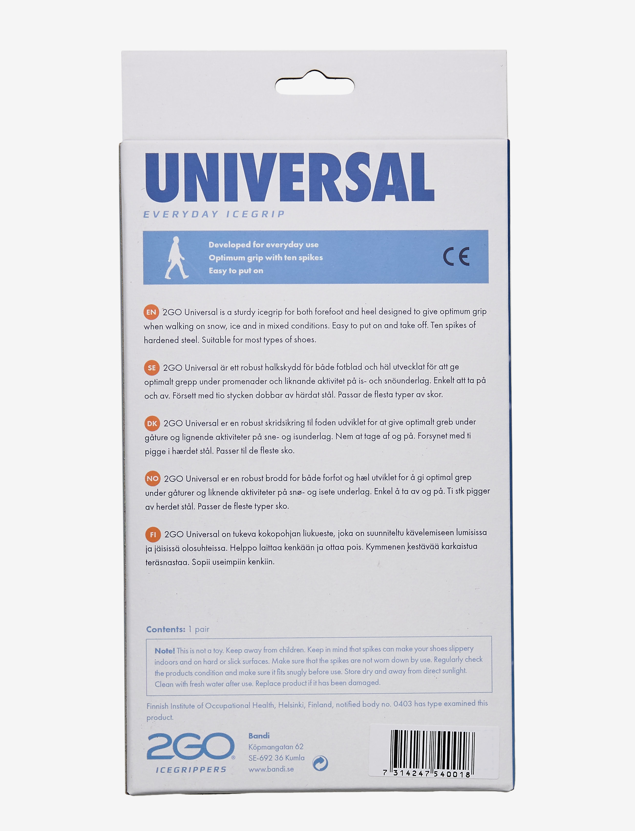 2GO - 2GO Universal - die niedrigsten preise - black - 3