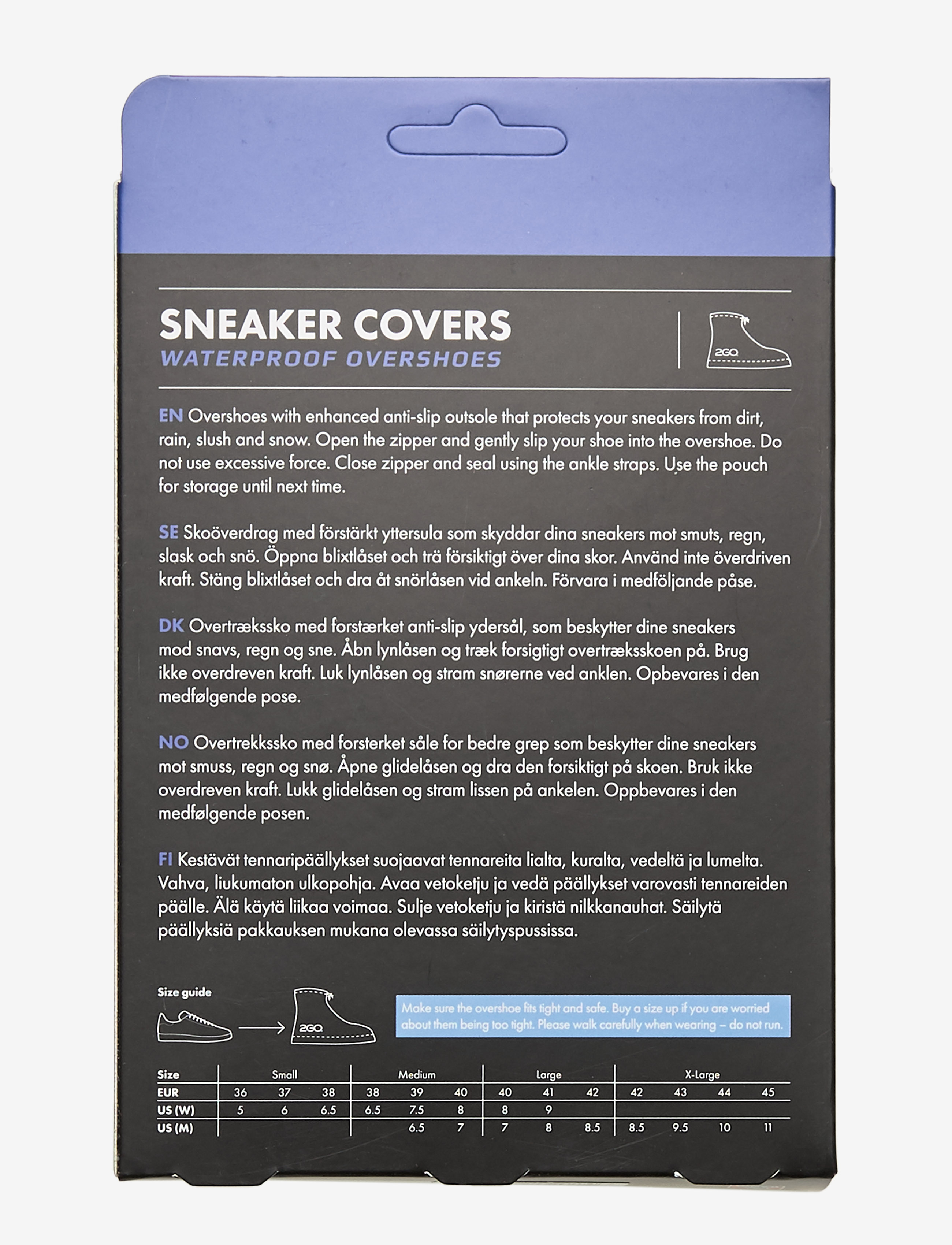 2GO - 2GO Sneaker Covers - skobeskyttelse - transparent - 3