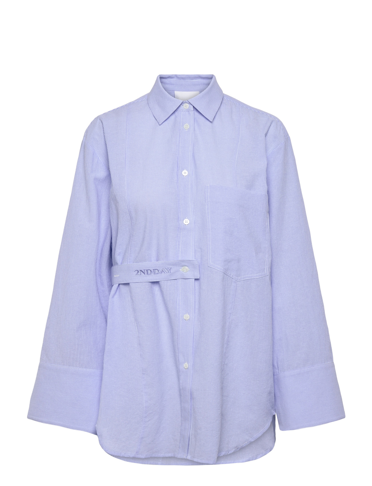 2NDDAY 2Nd Cassie - Crisp Summer Shirting - Blue - 34