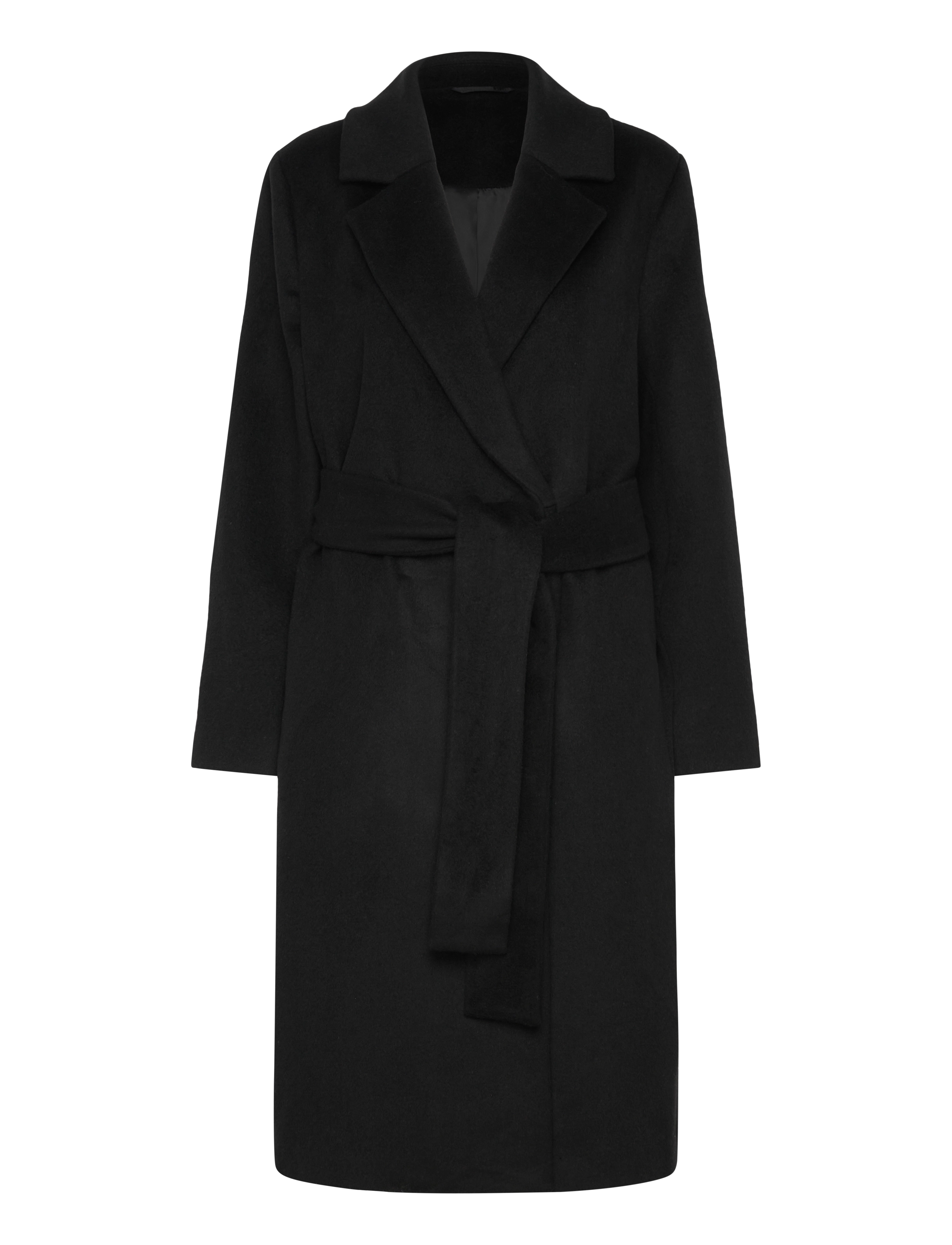 2NDDAY 2ND Liviana - Classic Wool - Manteaux - METEORITE (BLACK) / black