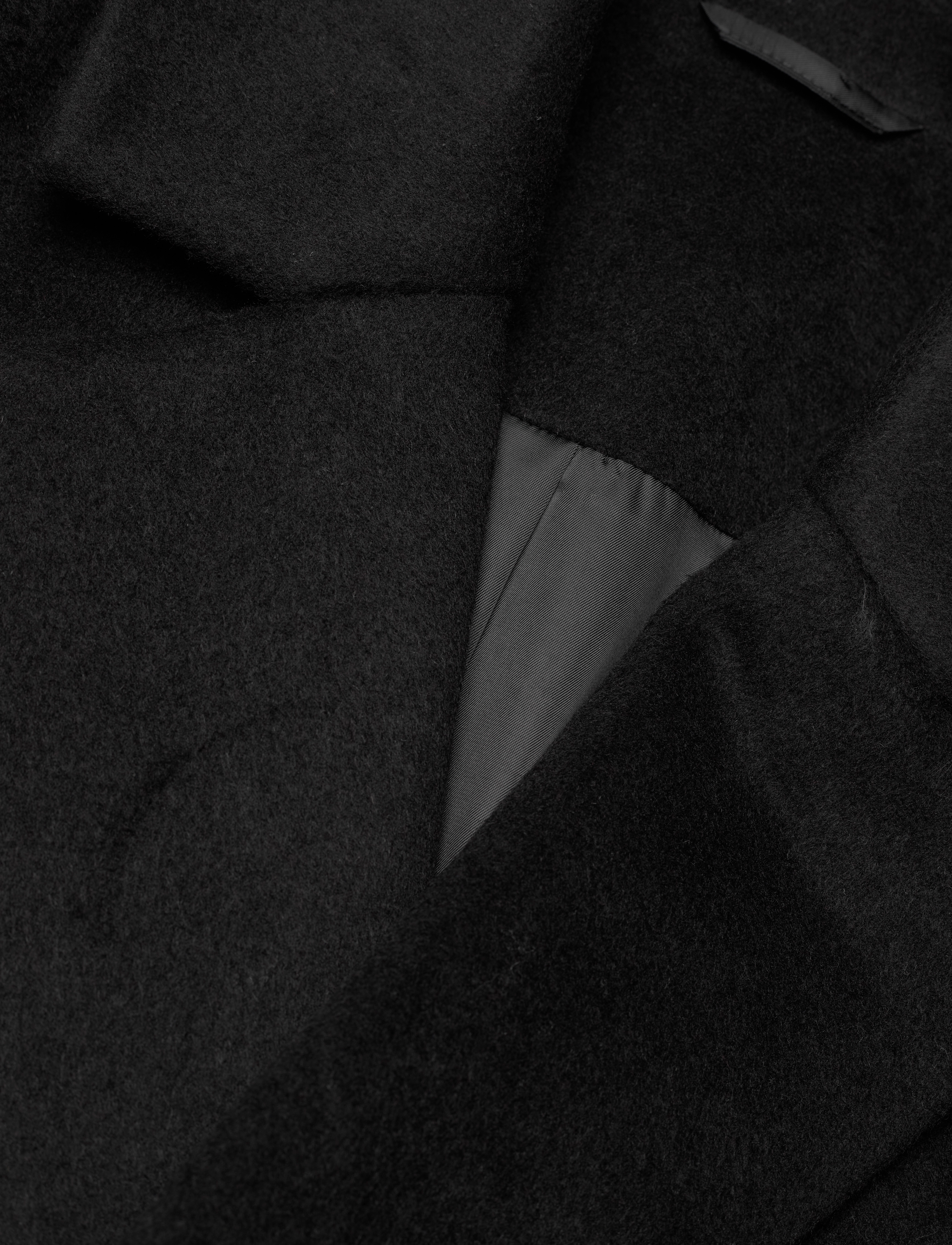 2NDDAY - 2ND Liviana - Classic Wool - kápur - meteorite (black) - 2
