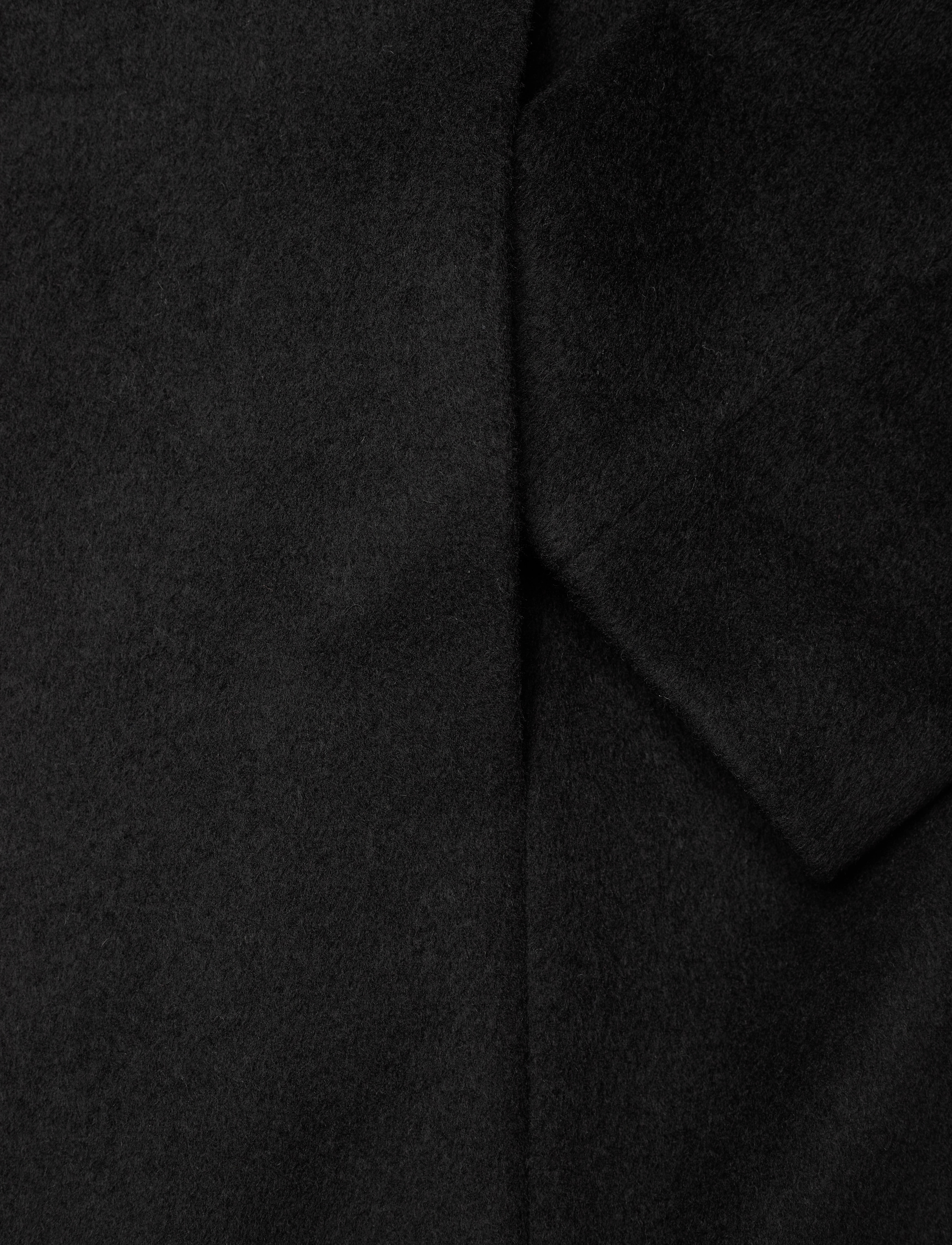 2NDDAY - 2ND Liviana - Classic Wool - kápur - meteorite (black) - 3