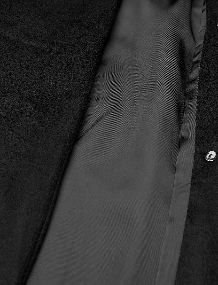 2NDDAY - 2ND Liviana - Classic Wool - kápur - meteorite (black) - 4