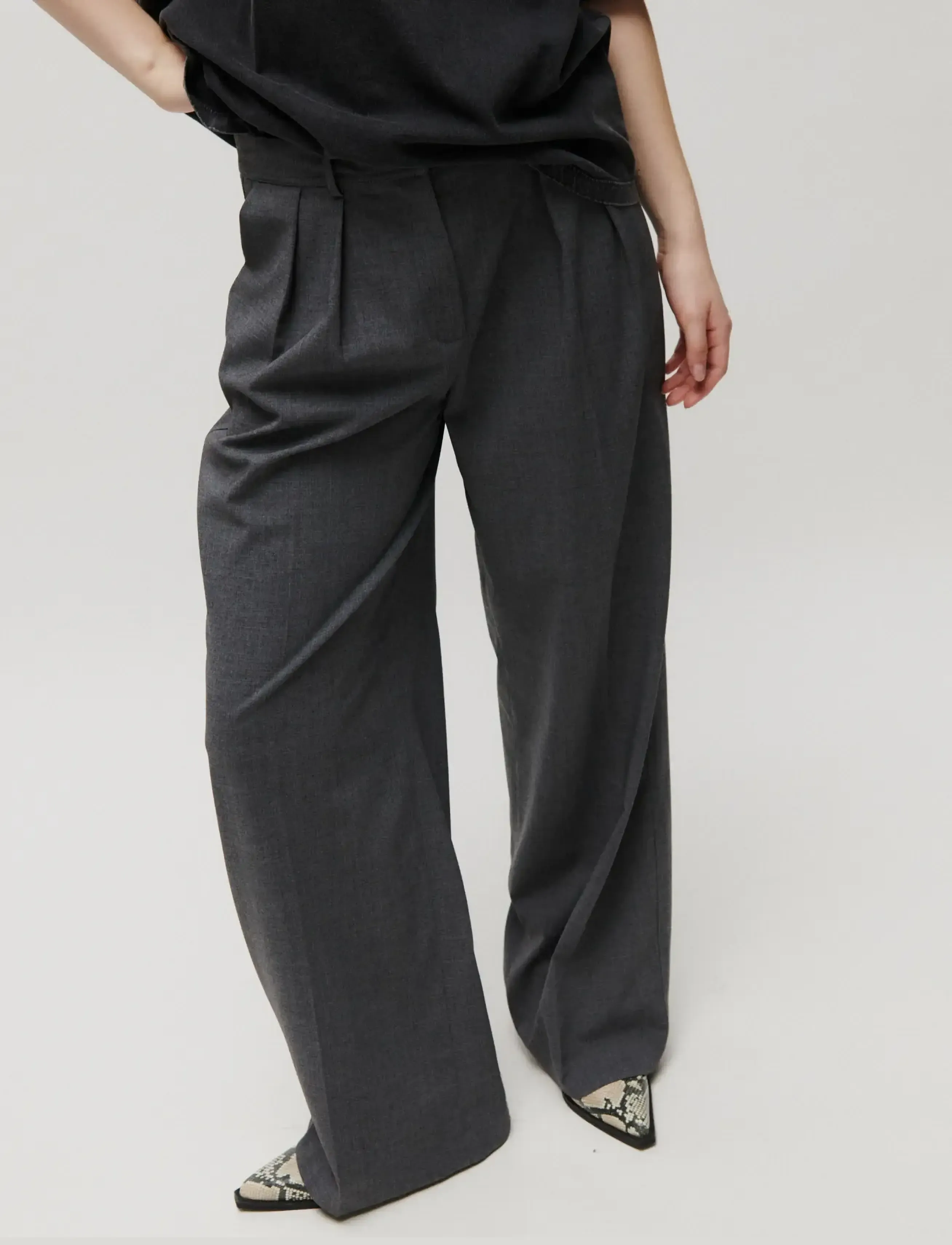 2NDDAY - 2ND Miles - Daily Sleek - tailored trousers - silver filigree - 4