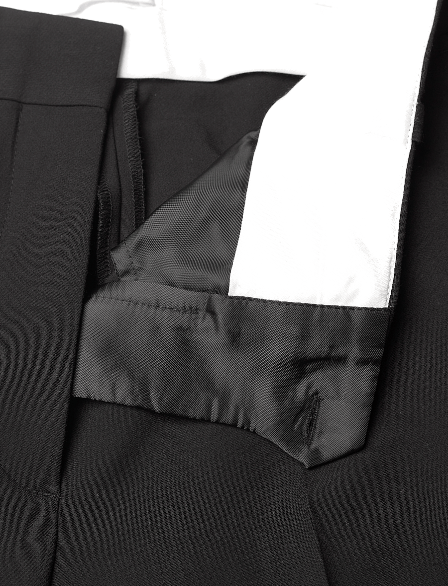 2NDDAY - 2ND Anny - Attired Suiting - pidulikud püksid - meteorite (black) - 3