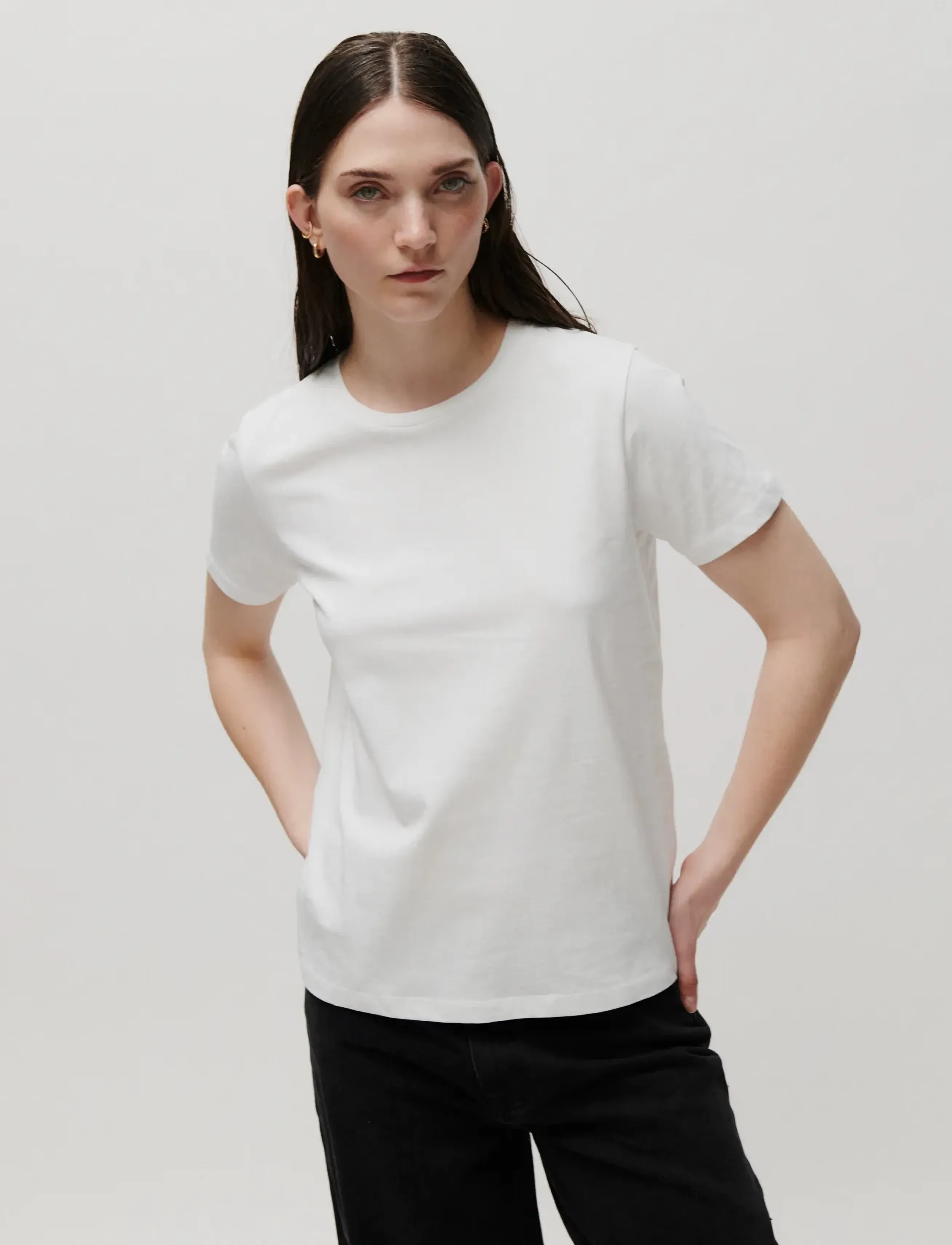 2NDDAY 2Nd Frosty Tt - Midweight Jersey, XXS, White, T-Shirts & Toppe > Kortærmede, Dame