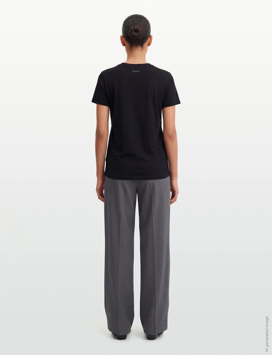 2NDDAY - 2ND Frosty TT - Midweight Jersey - t-shirts - 190303 black - 4