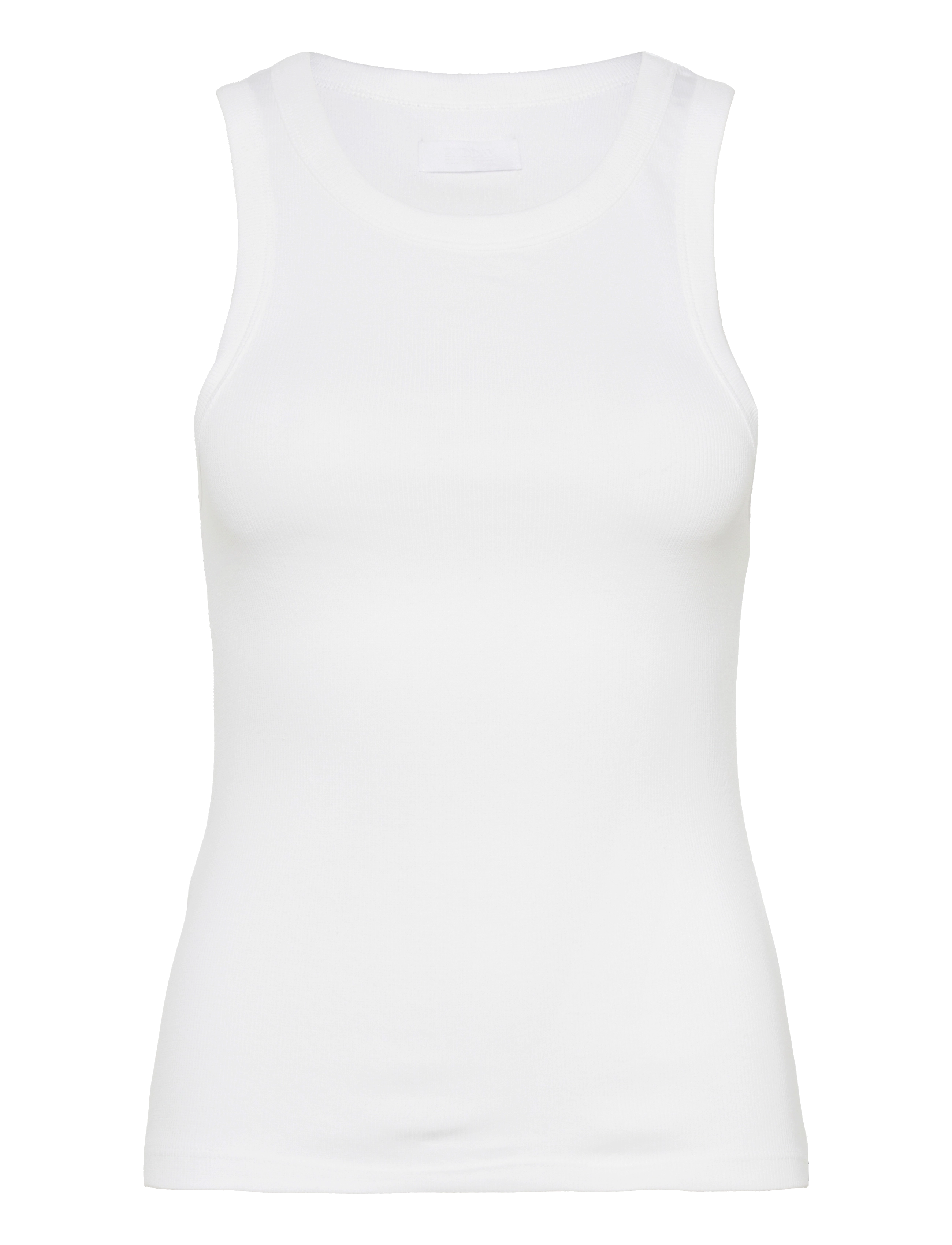 2NDDAY 2ND Purity TT - Daily Cotton Rib - Hverdags stil - BRILLIANT WHITE / white