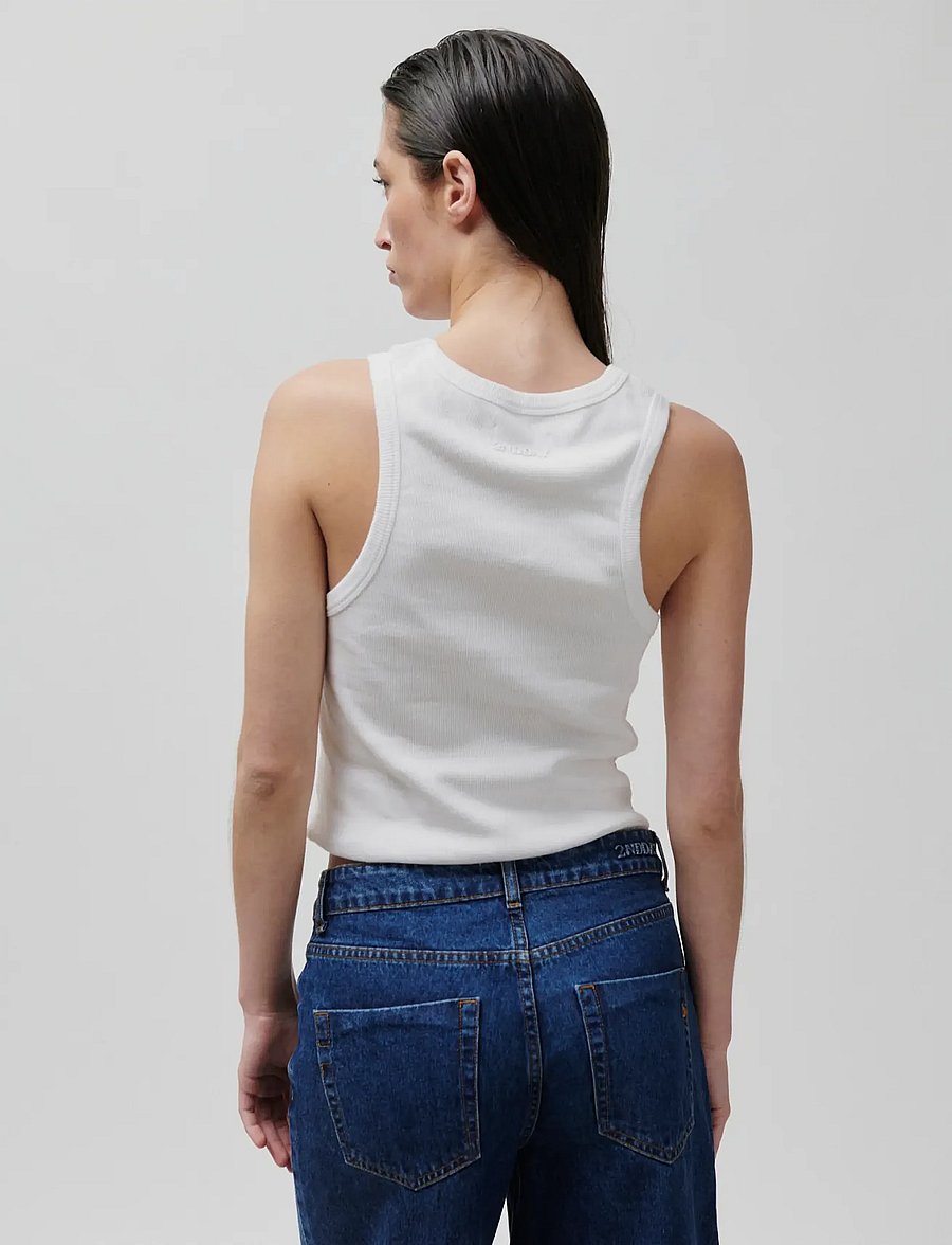 2NDDAY - 2ND Purity TT - Daily Cotton Rib - tanktops - brilliant white - 5
