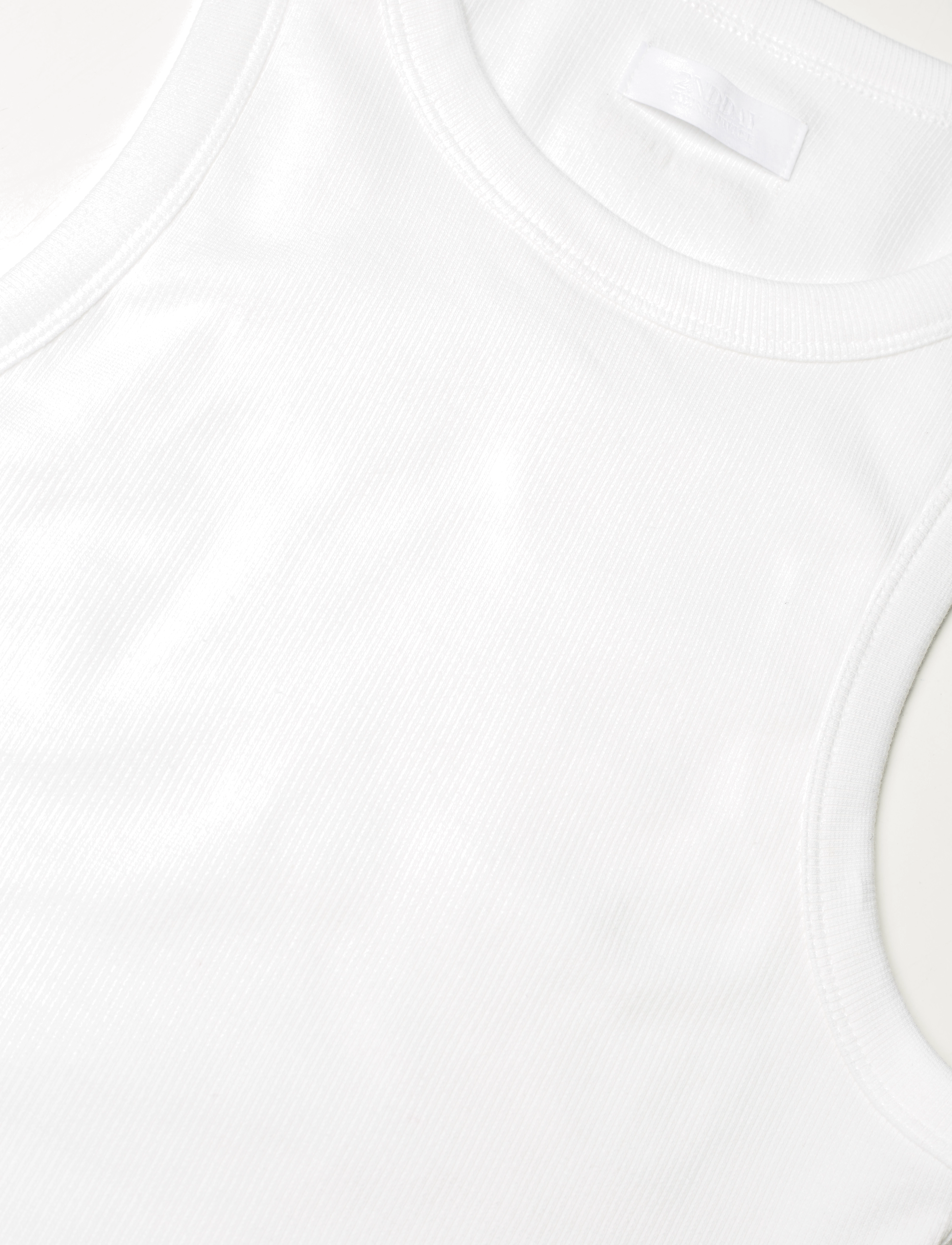 2NDDAY - 2ND Purity TT - Daily Cotton Rib - t-shirts & topper - brilliant white - 2