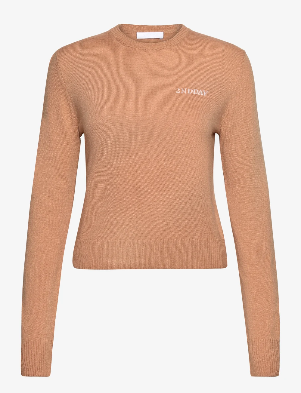 2NDDAY - 2ND Lance TT - Soft Wool Blend - striktrøjer - classic camel - 1