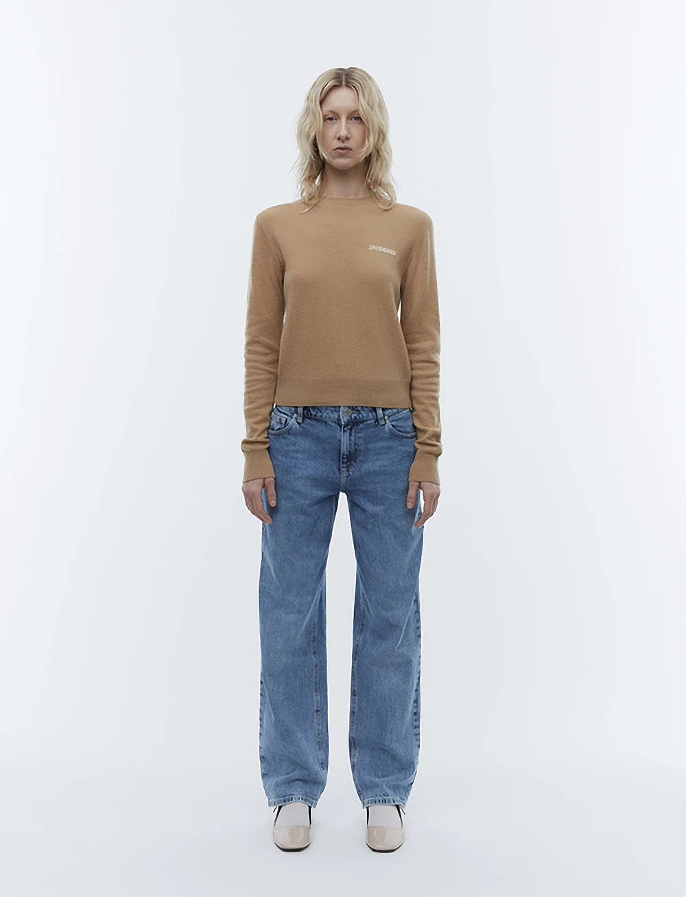 2NDDAY - 2ND Lance TT - Soft Wool Blend - striktrøjer - classic camel - 0