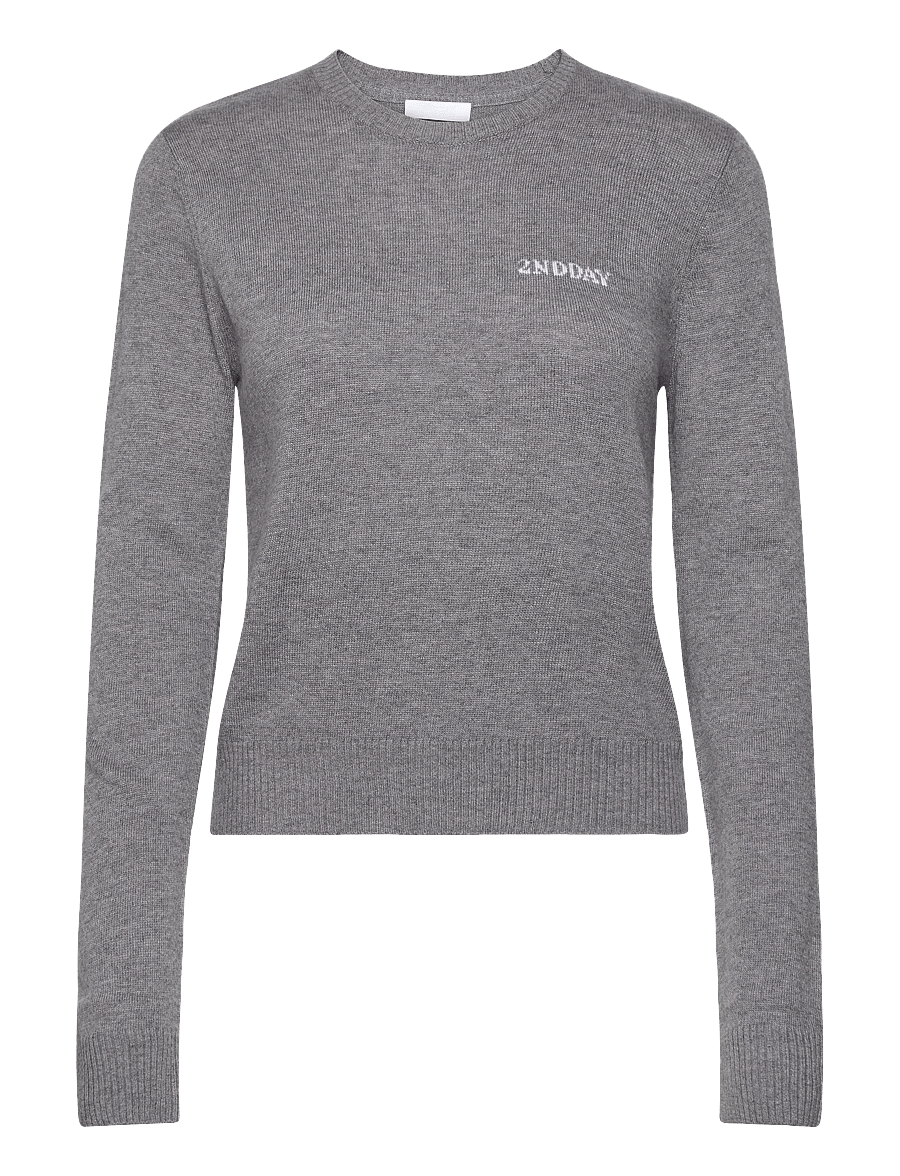 2NDDAY - 2ND Lance TT - Soft Wool Blend - pullover - light grey melange - 1