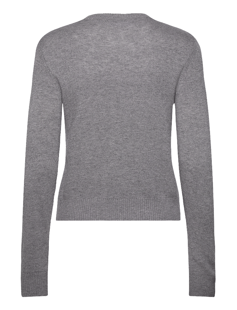 2NDDAY - 2ND Lance TT - Soft Wool Blend - striktrøjer - light grey melange - 2