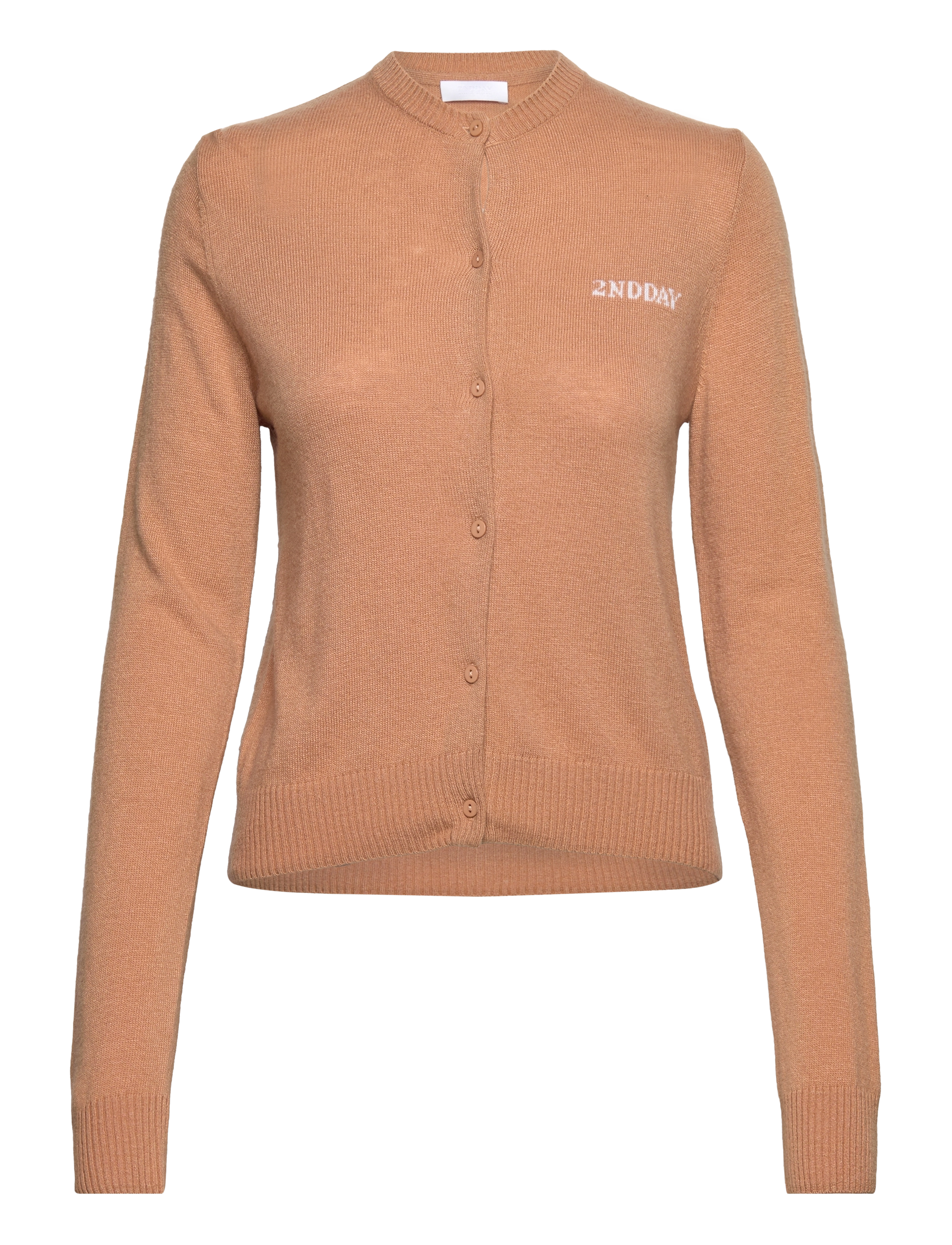 2NDDAY 2Nd Vinny Tt - Soft Wolle Blend Braun - XXS - Damen