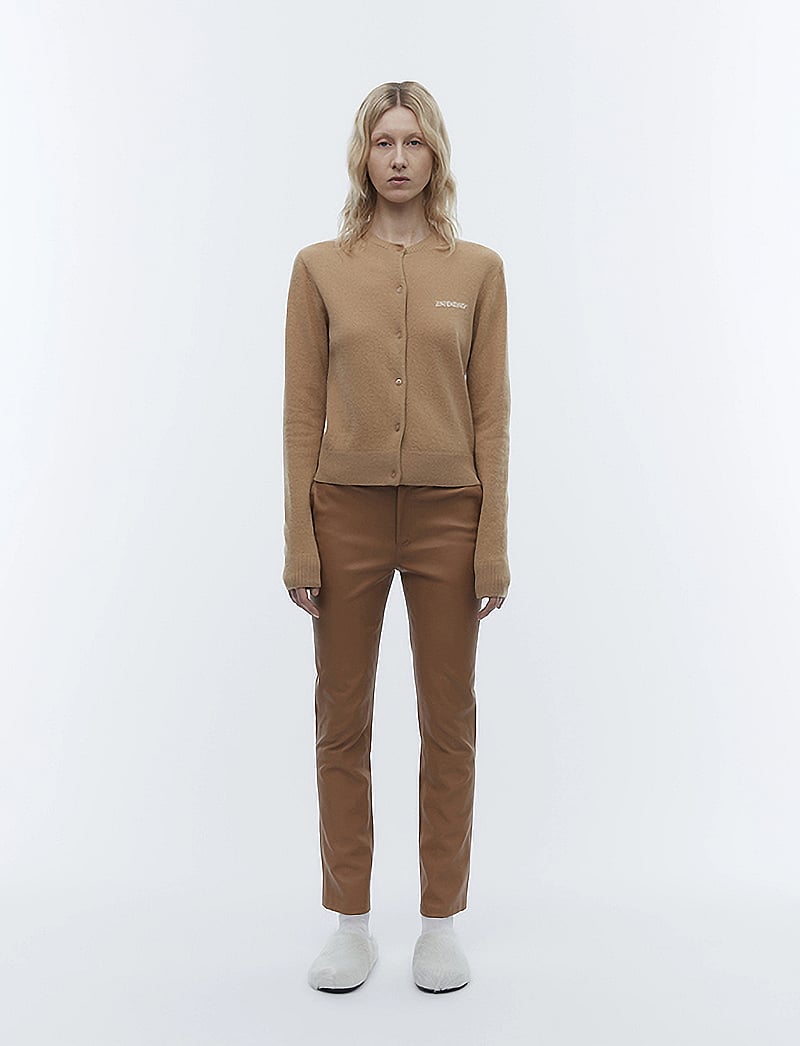 2NDDAY - 2ND Vinny TT - Soft Wool Blend - cardigans - classic camel - 3