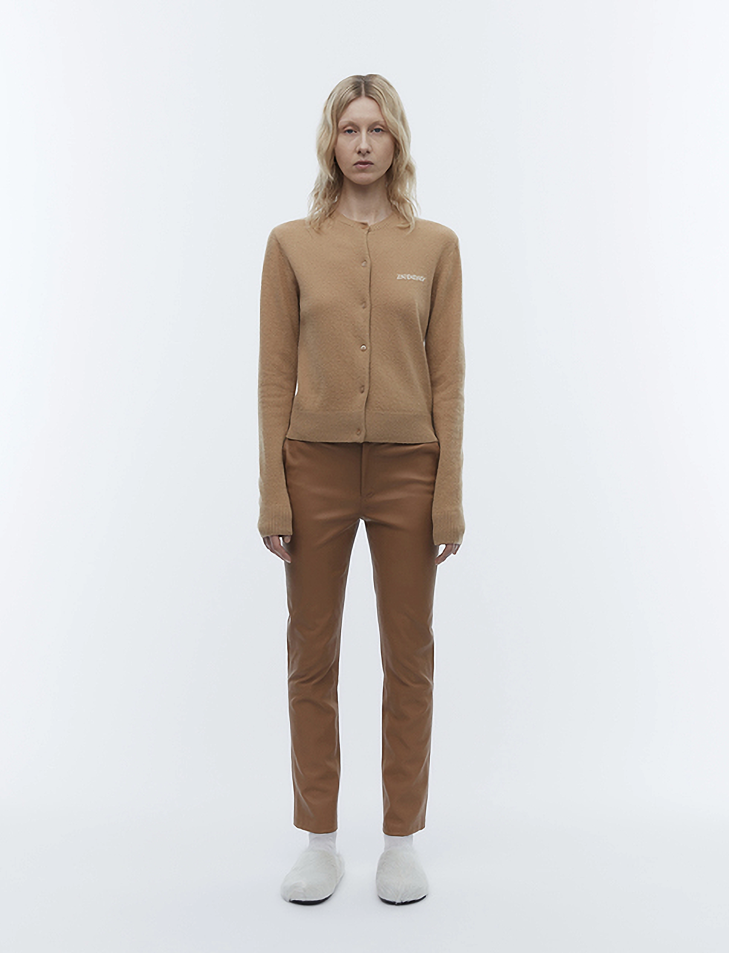 2NDDAY - 2ND Vinny TT - Soft Wool Blend - susegamieji megztiniai - classic camel - 3