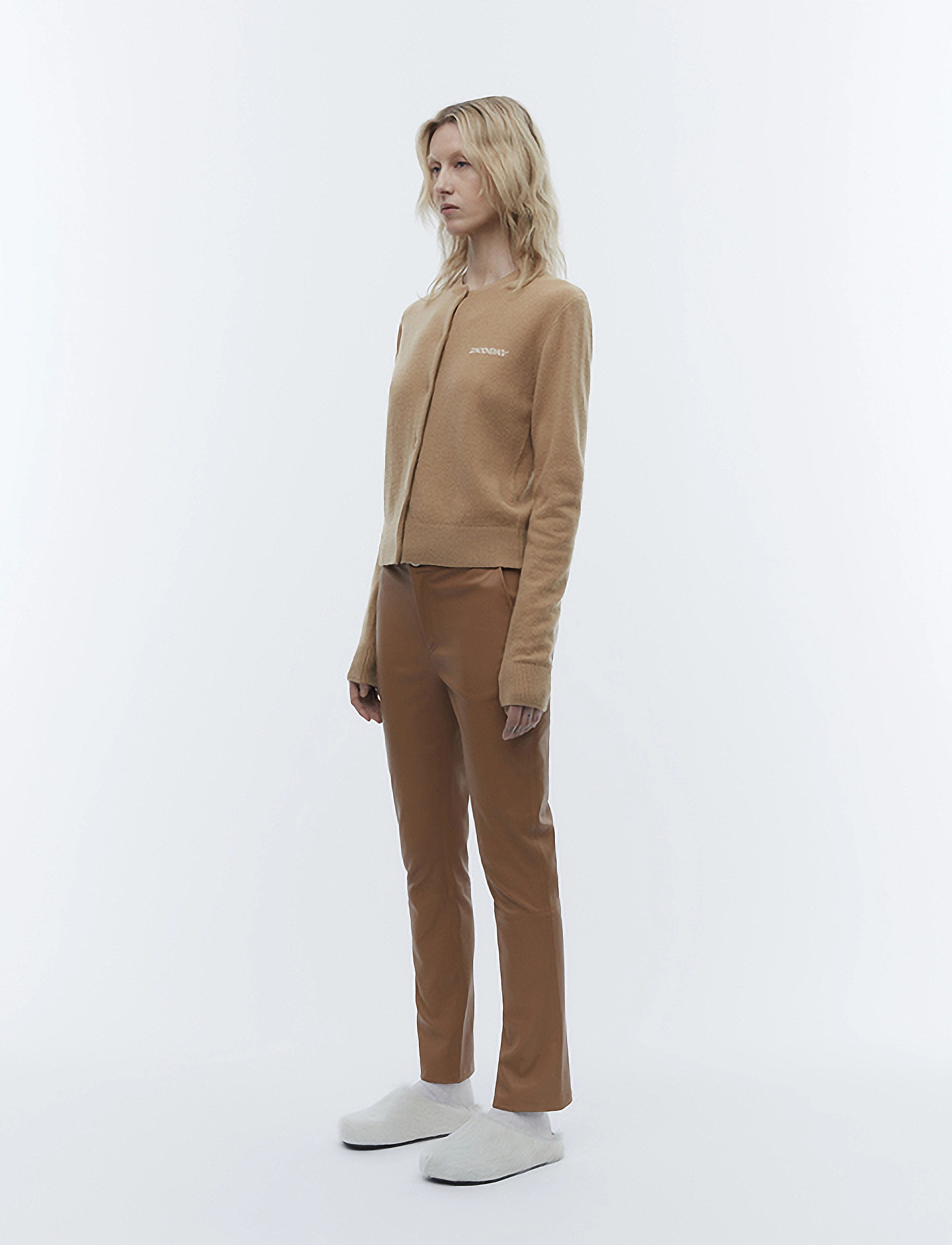 2NDDAY - 2ND Vinny TT - Soft Wool Blend - susegamieji megztiniai - classic camel - 4