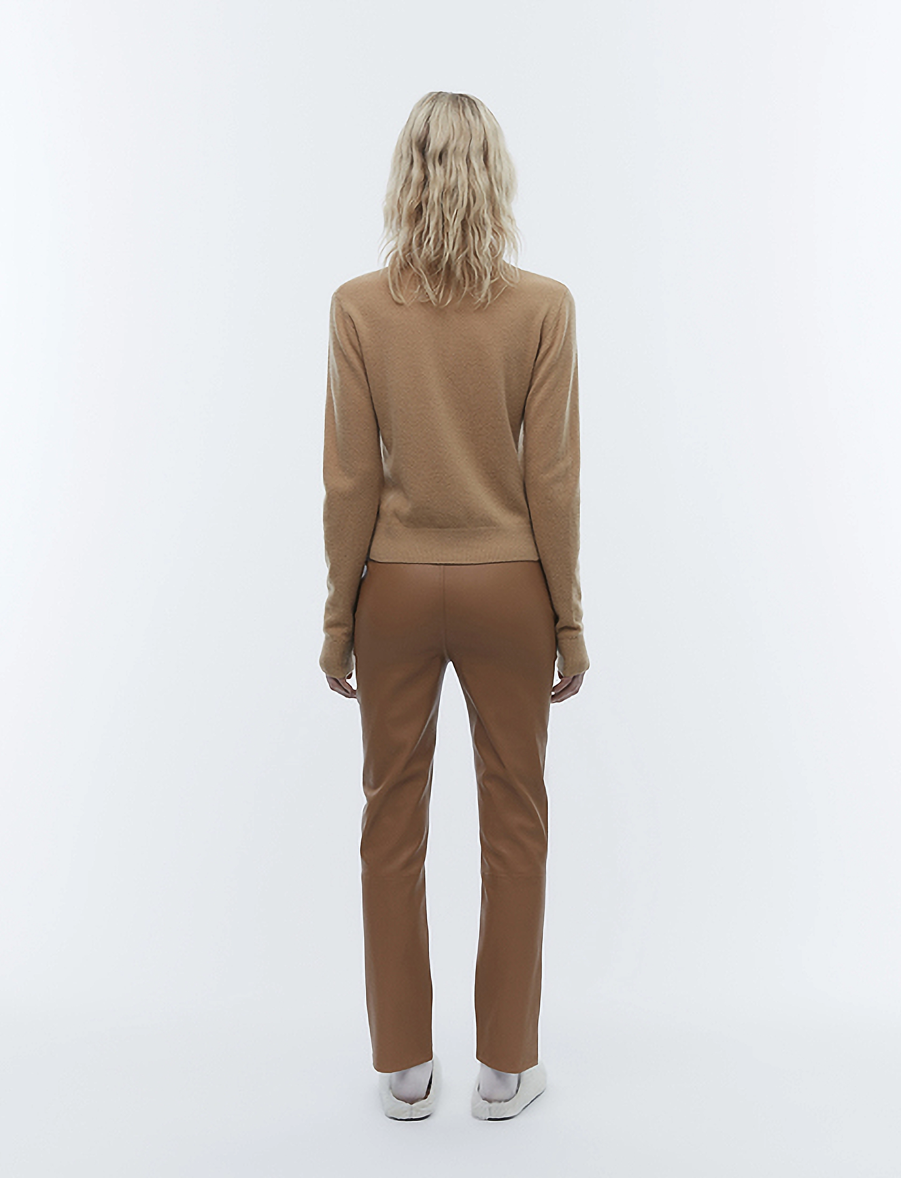2NDDAY - 2ND Vinny TT - Soft Wool Blend - susegamieji megztiniai - classic camel - 5