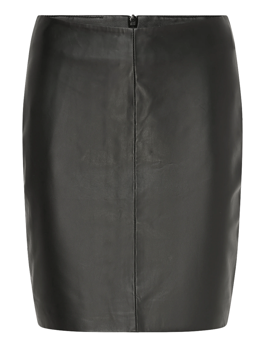 2NDDAY - 2ND Ceciliana - Classic Leather - lederröcke - 194008 meteorite (black) - 0