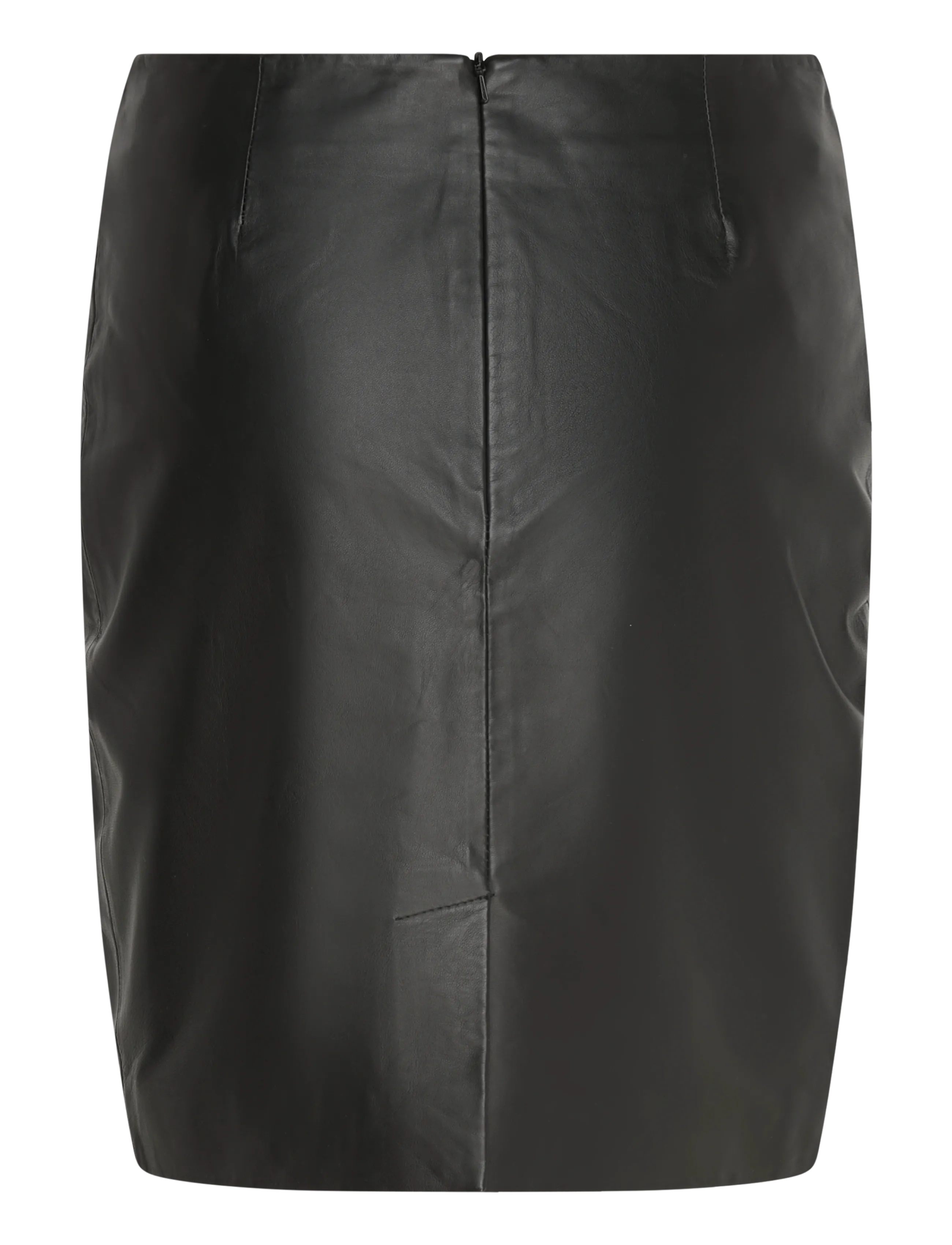 2NDDAY - 2ND Ceciliana - Classic Leather - nederdele i læder - 194008 meteorite (black) - 1