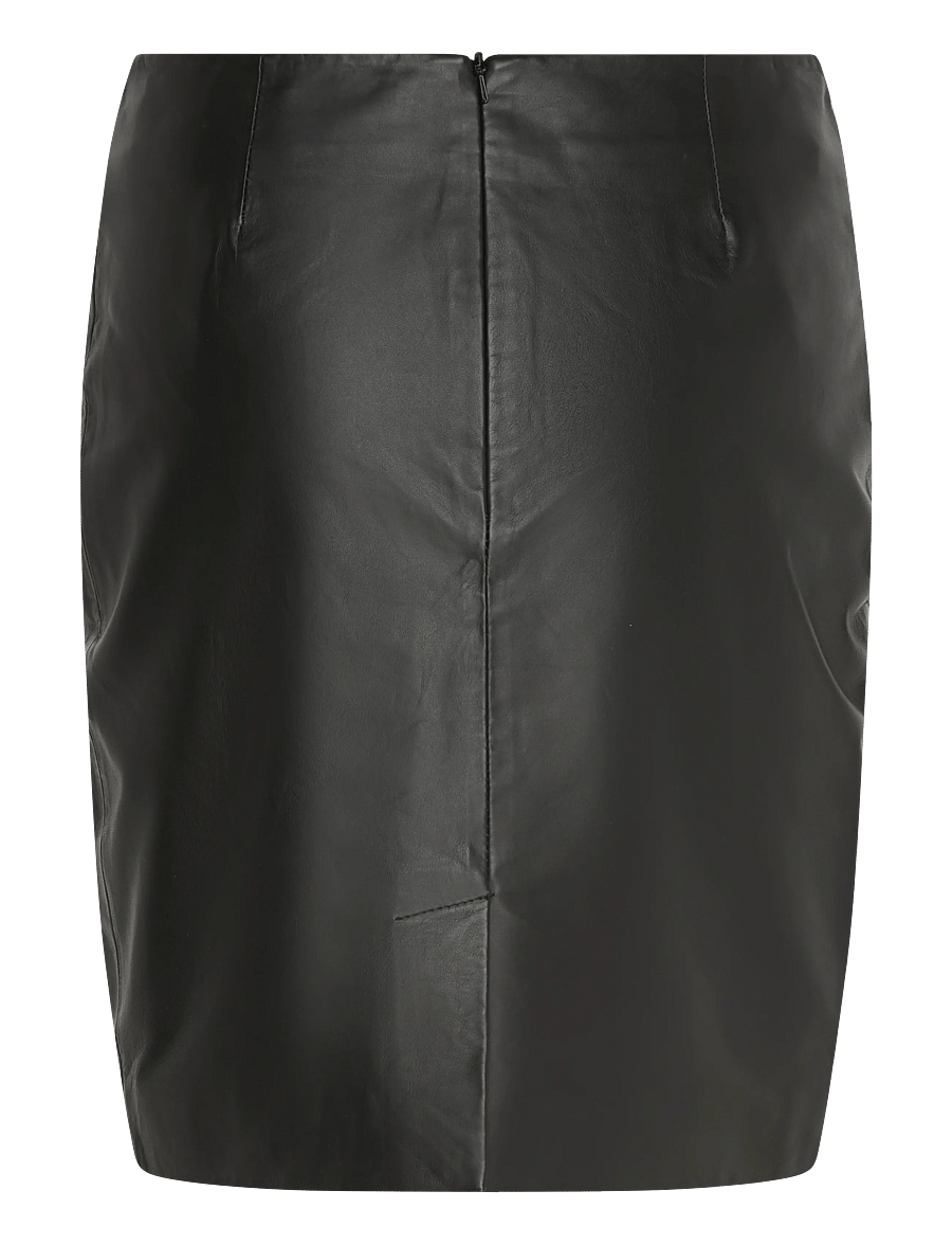 2NDDAY - 2ND Ceciliana - Classic Leather - lederröcke - 194008 meteorite (black) - 1