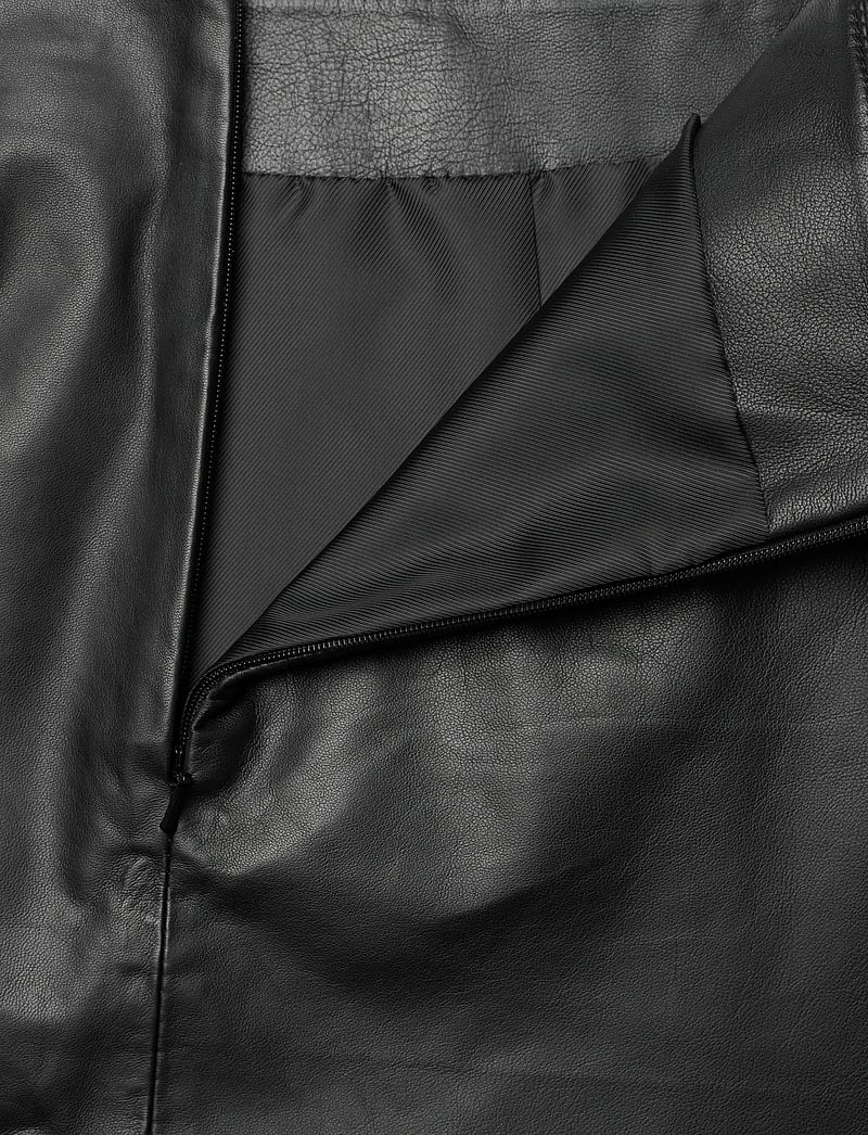 2NDDAY - 2ND Ceciliana - Classic Leather - lederröcke - 194008 meteorite (black) - 2