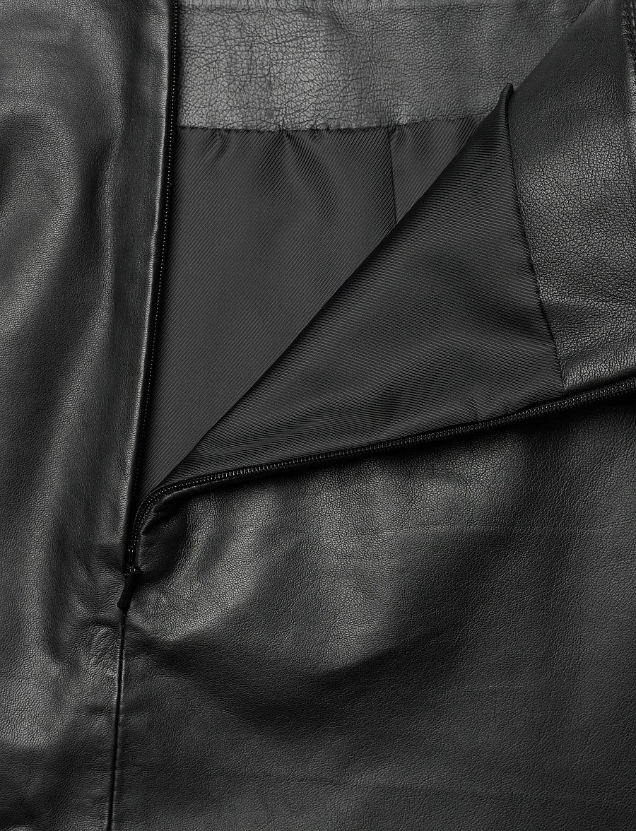 2NDDAY - 2ND Ceciliana - Classic Leather - lederröcke - 194008 meteorite (black) - 2