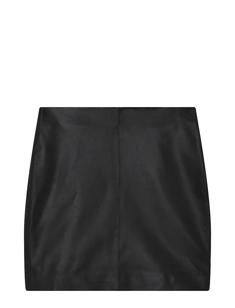 2NDDAY - 2ND Ceciliana - Classic Leather - lederröcke - meteorite (black) - 1